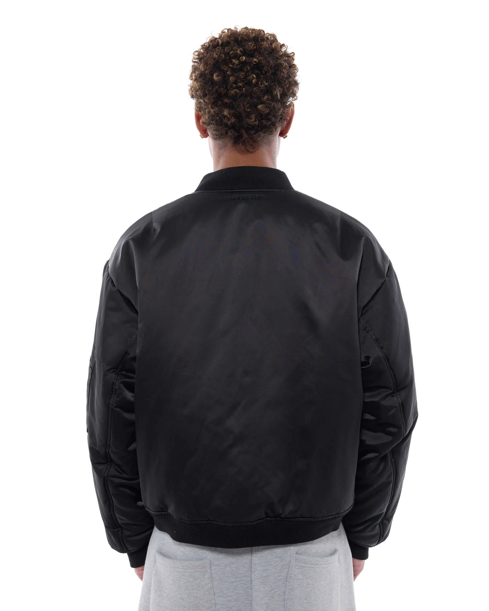 BOMBER JACKET - BLACK - Image 6