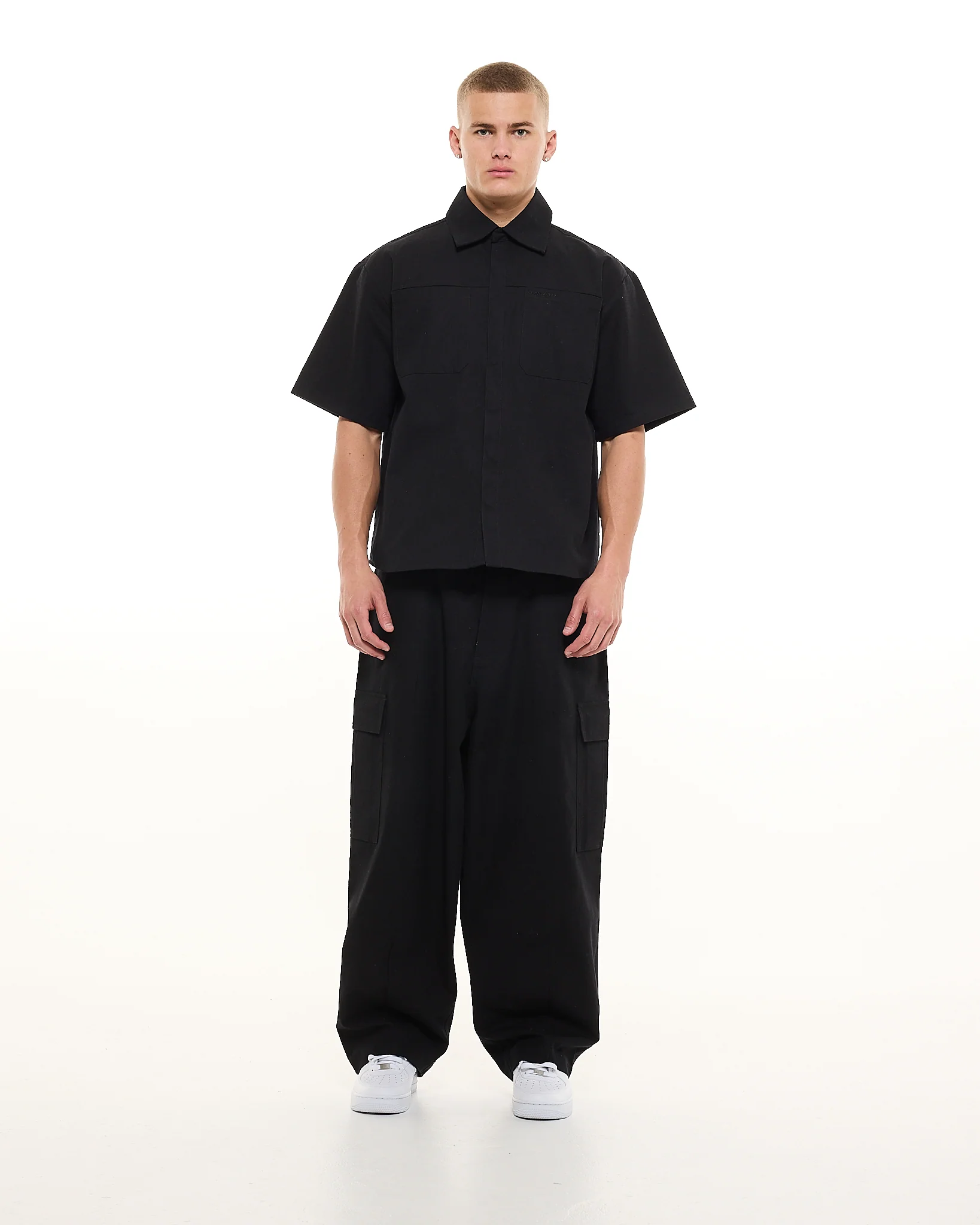 CARGO SS SHIRT - BLACK - Image 3
