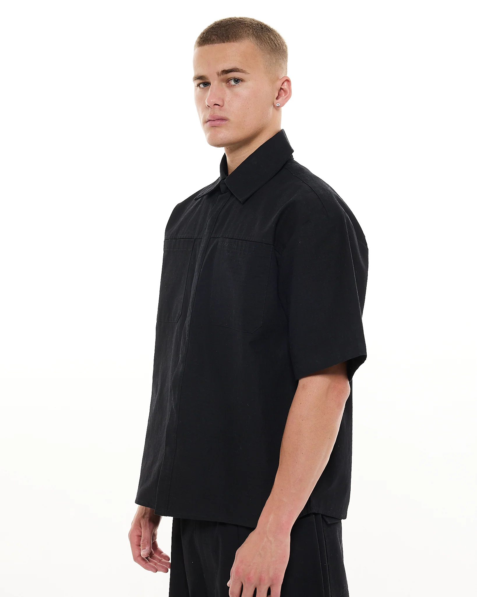 CARGO SS SHIRT - BLACK - Image 4