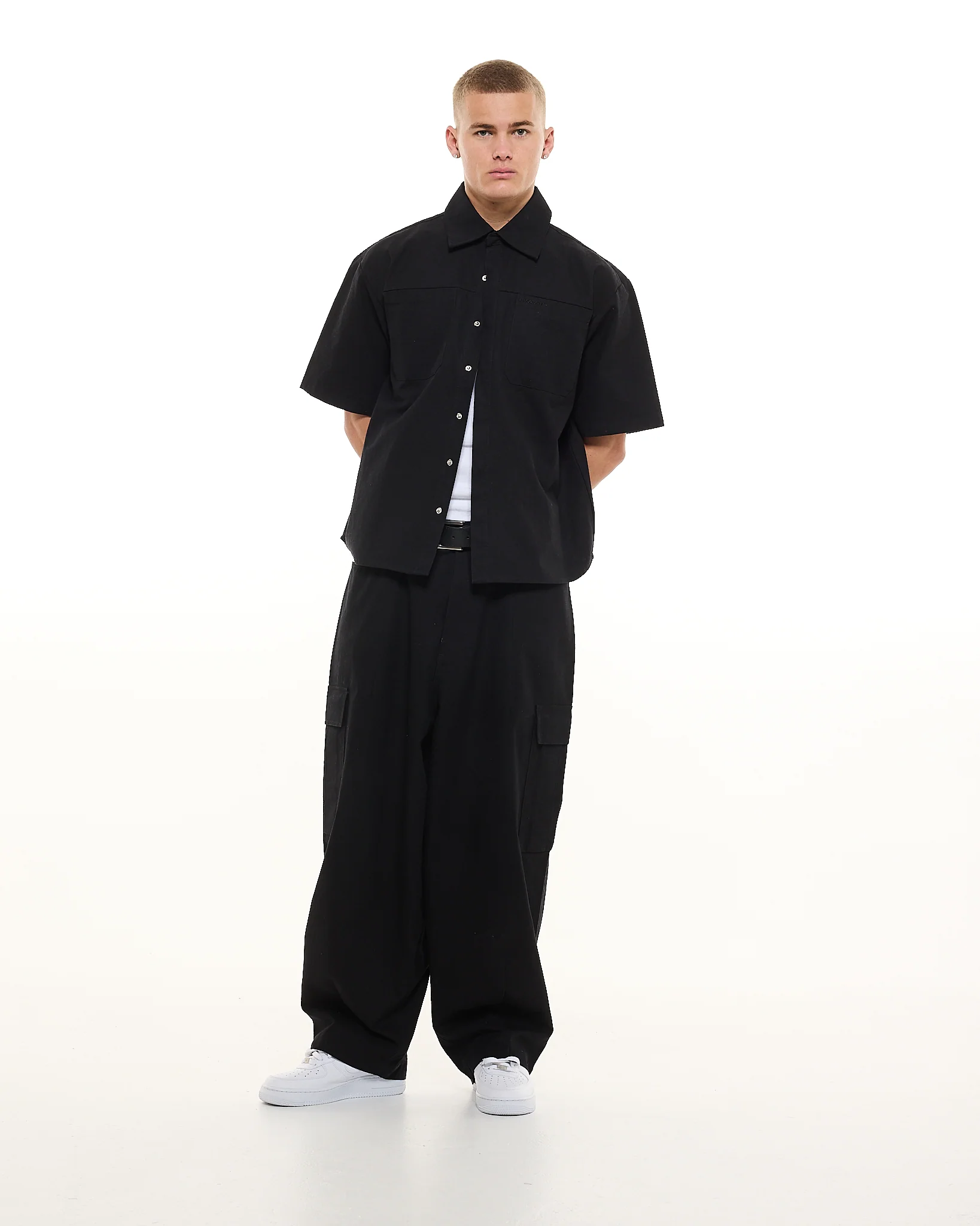 CARGO SS SHIRT - BLACK - Image 6