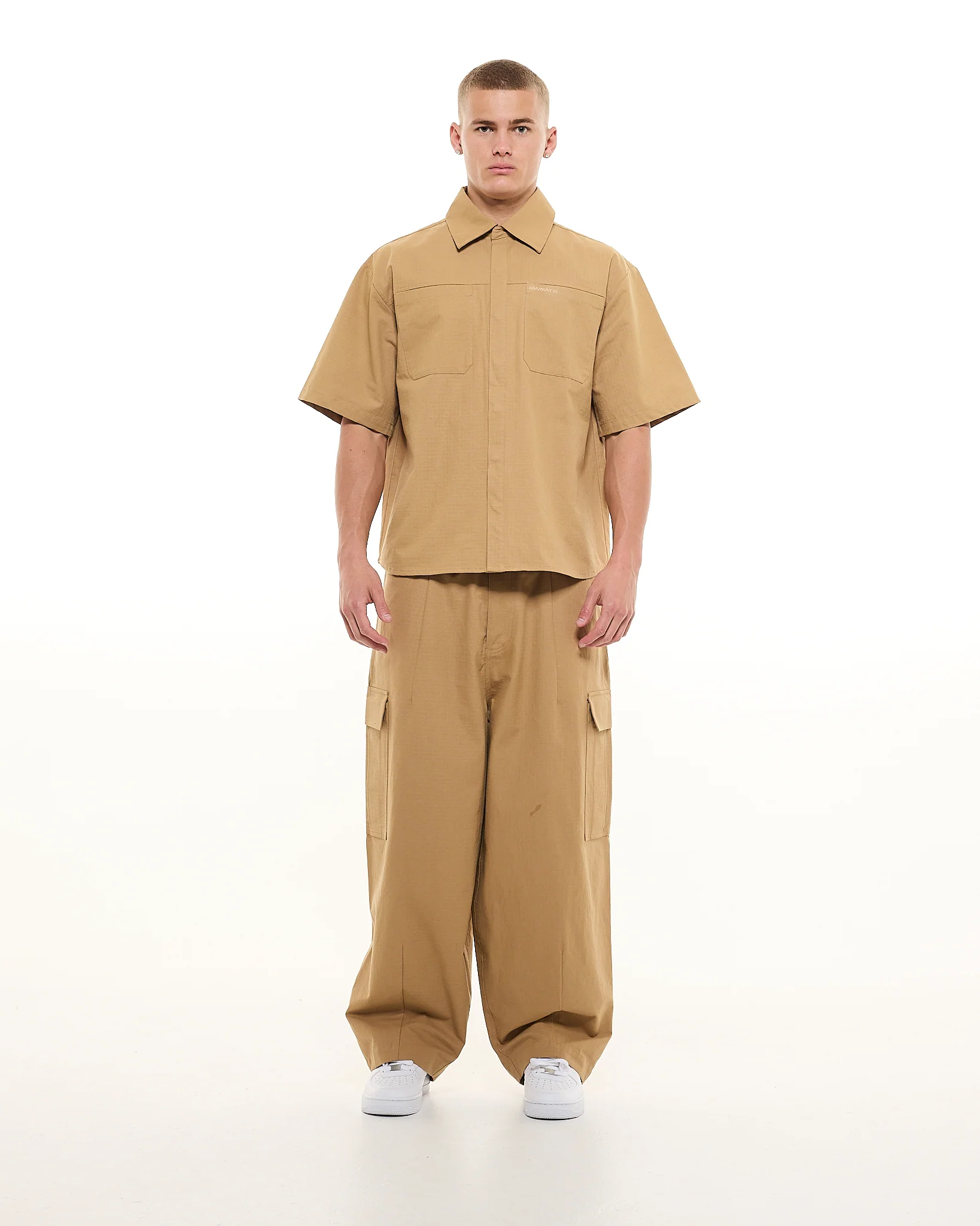 CARGO SS SHIRT - TAN - Image 3