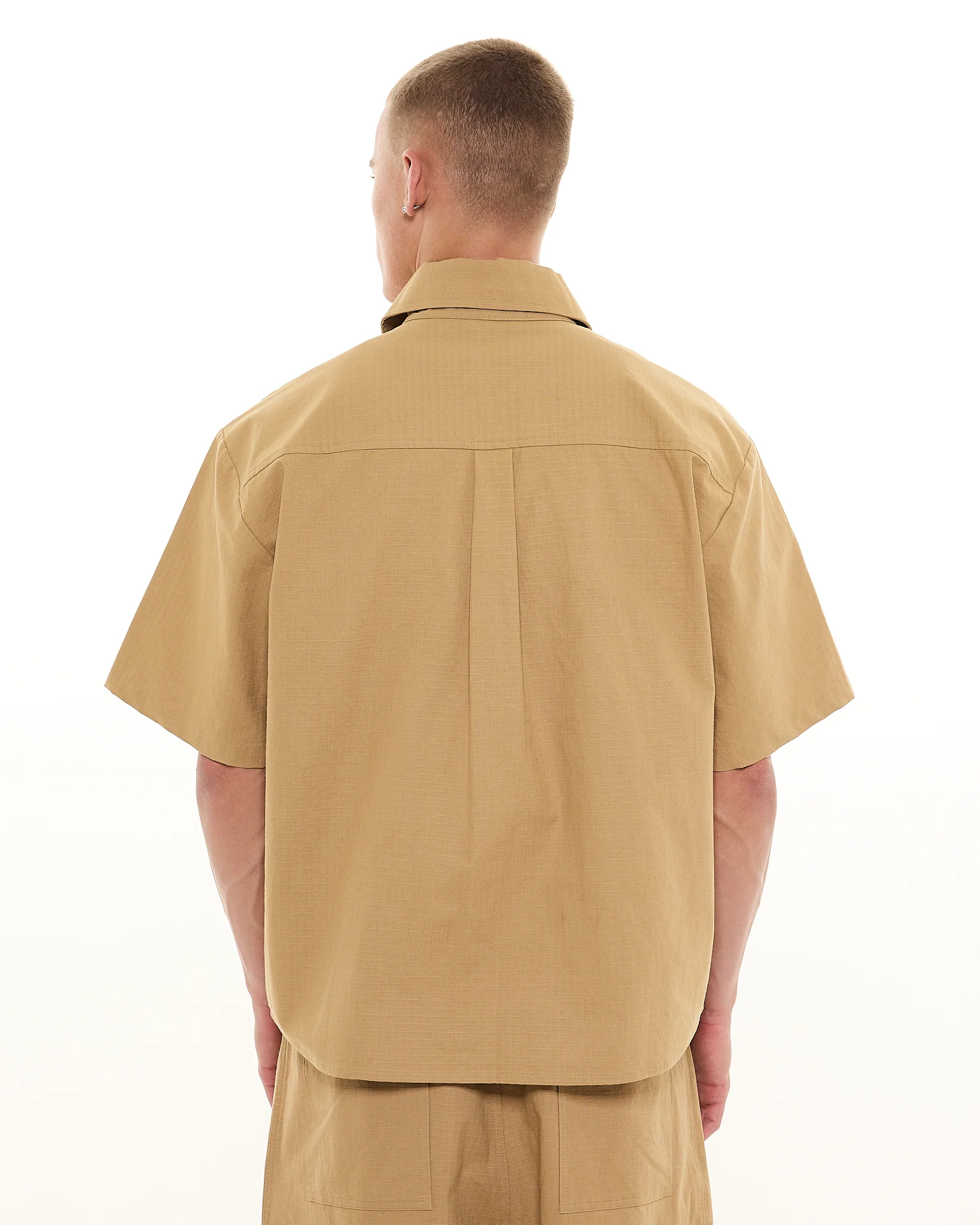 CARGO SS SHIRT - TAN - Image 6
