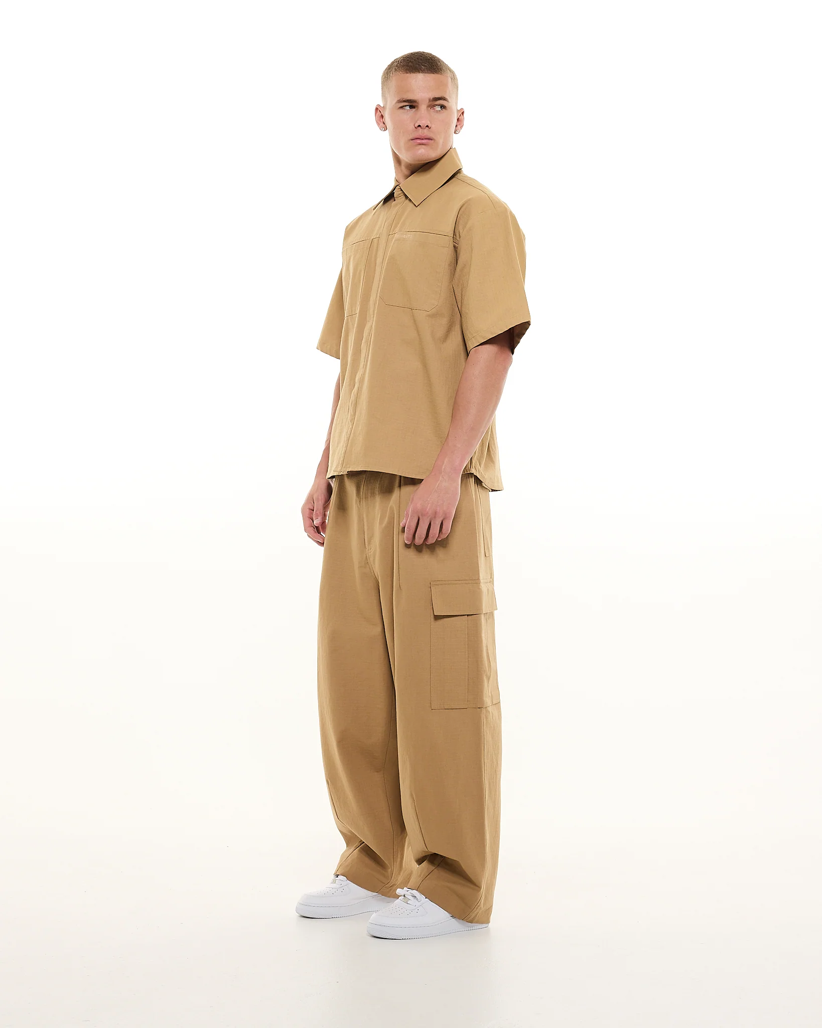 CARGO SS SHIRT - TAN - Image 8