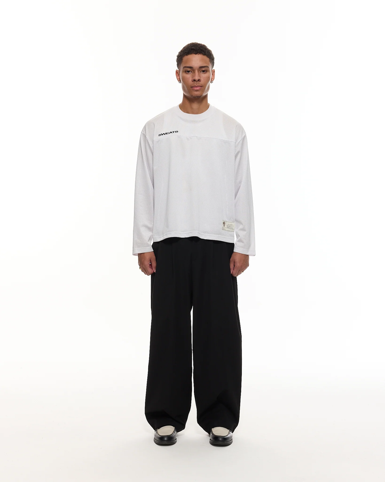 PLEATED PANT - BLACK - Image 3