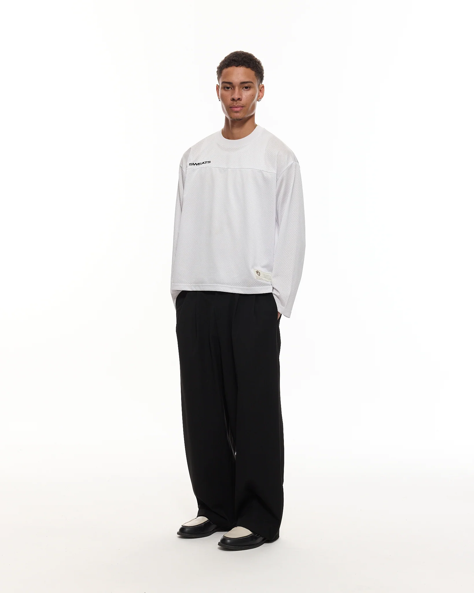 PLEATED PANT - BLACK - Image 6