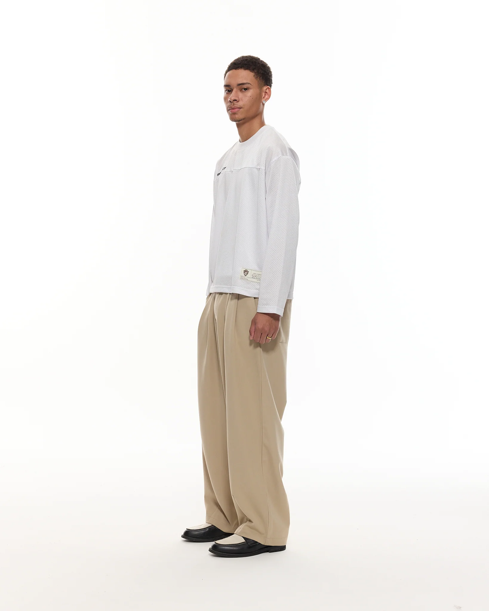 PLEATED PANT - SAND - Image 6