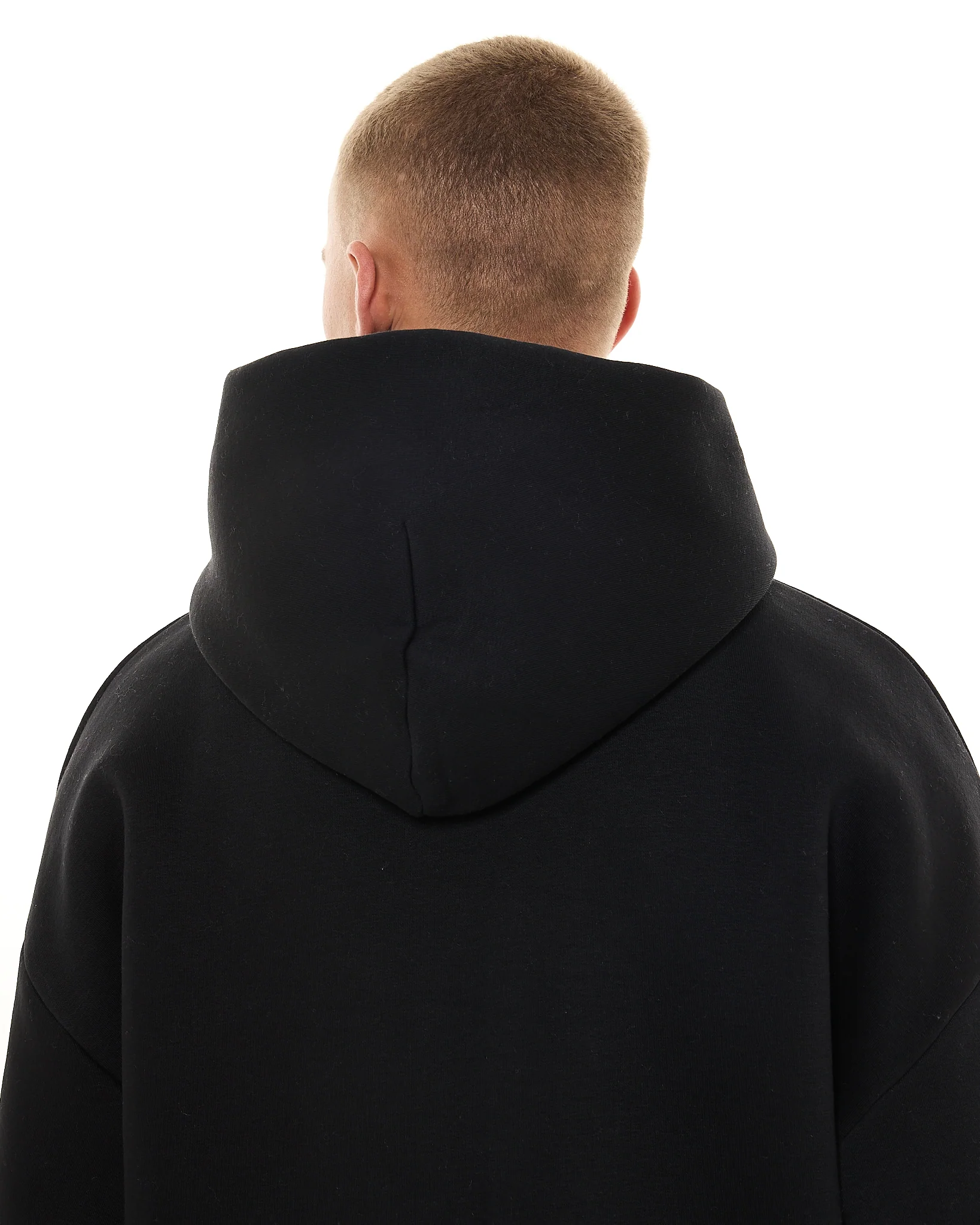 COZY HOODIE - BLACK - Image 8
