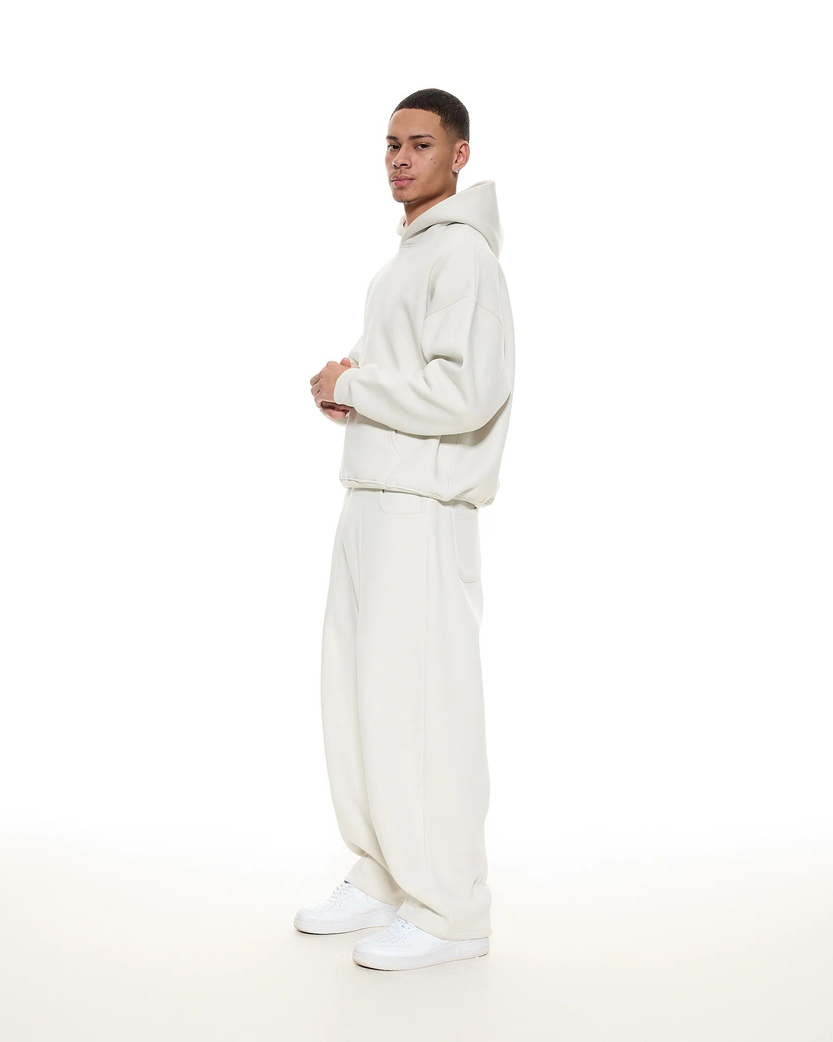COZY HOODIE - CHALK - Image 4