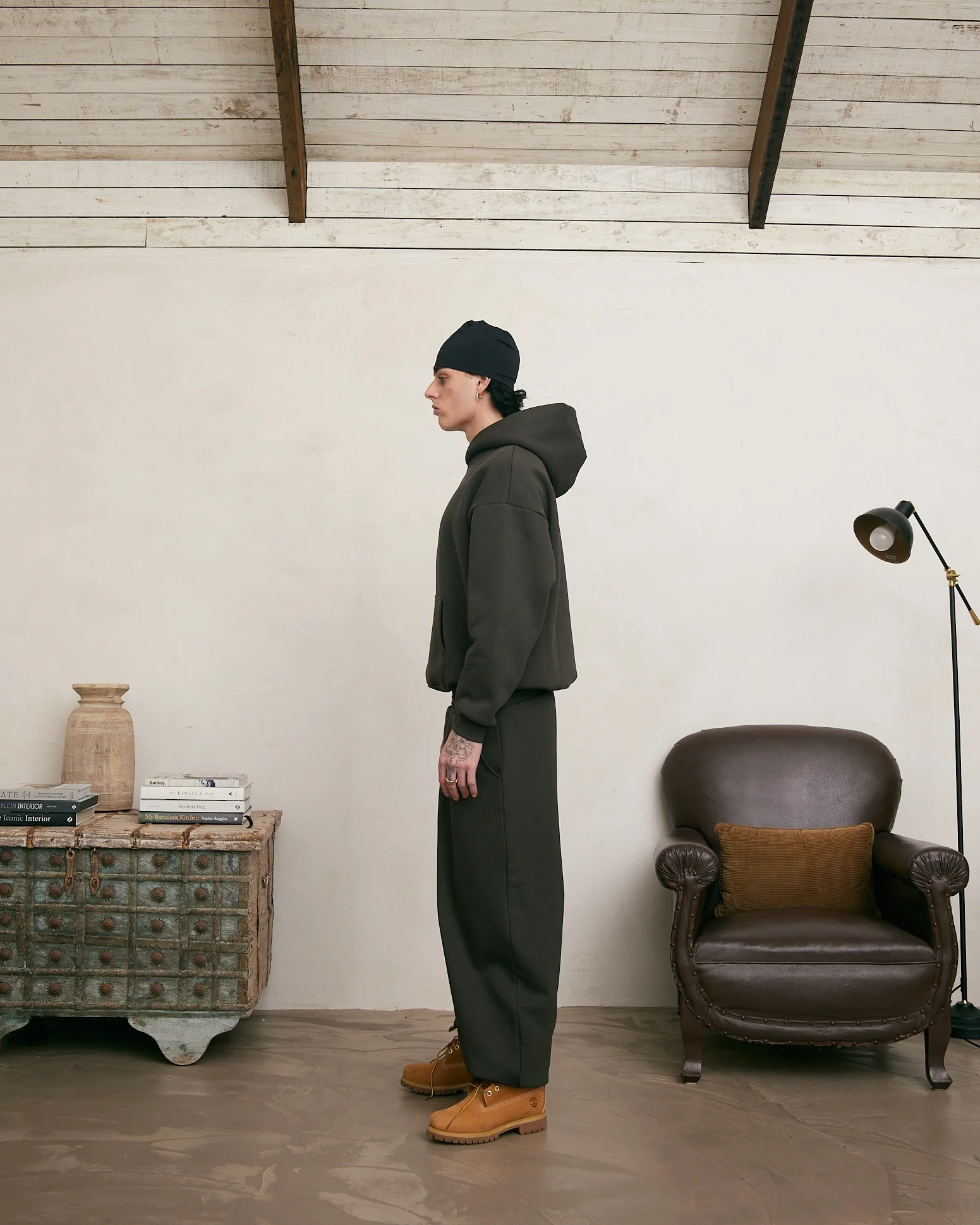 COZY HOODIE - COFFEE - Image 3
