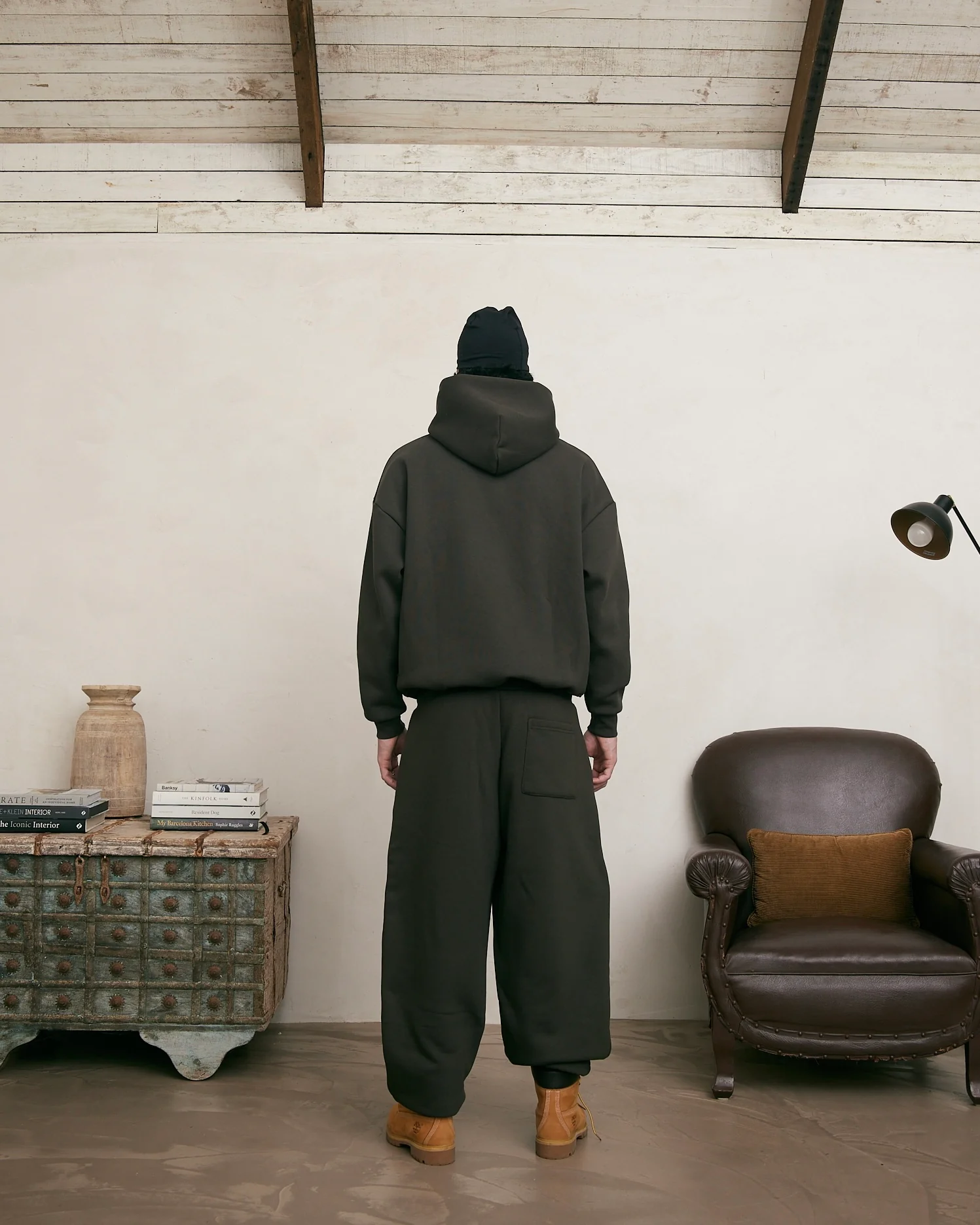 COZY HOODIE - COFFEE - Image 4
