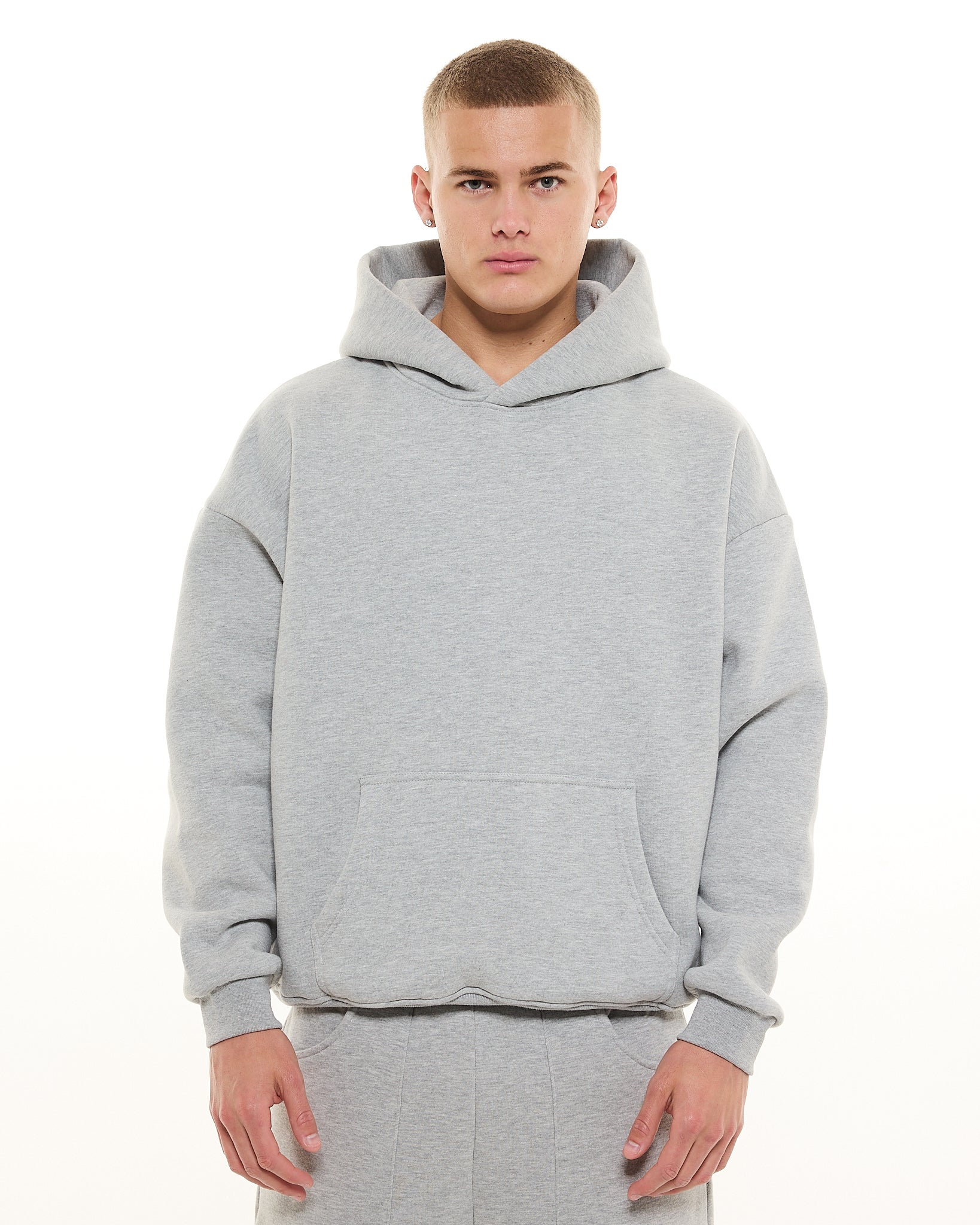 COZY HOODIE - GREY - Image 2
