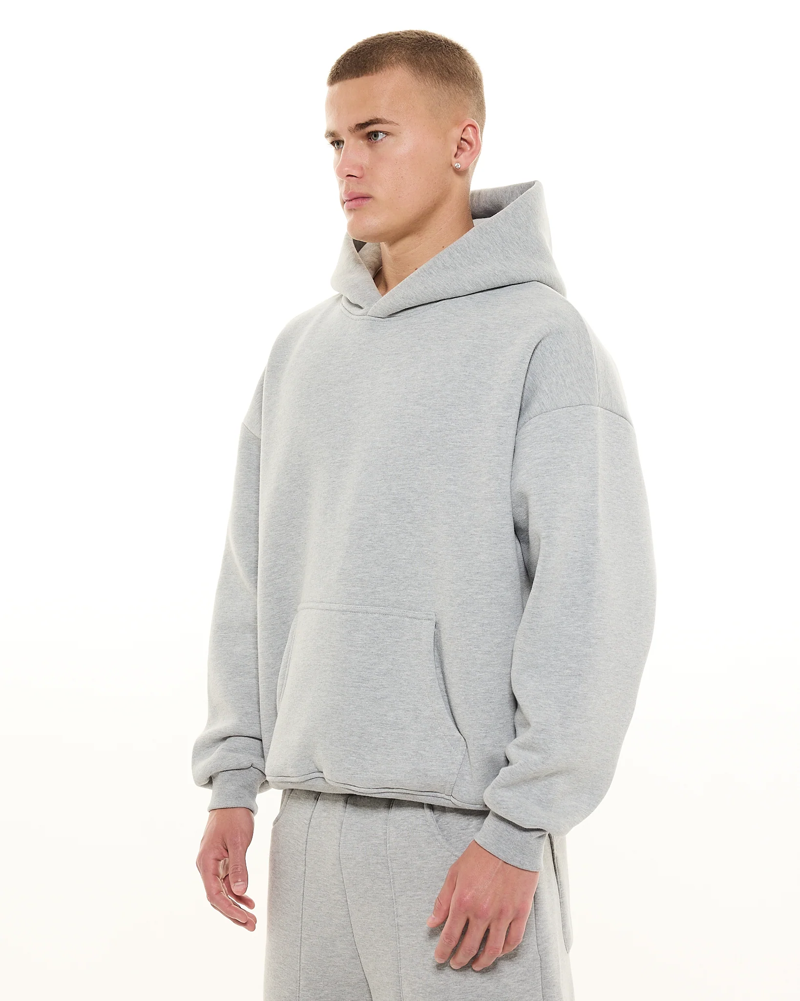 COZY HOODIE - GREY - Image 4