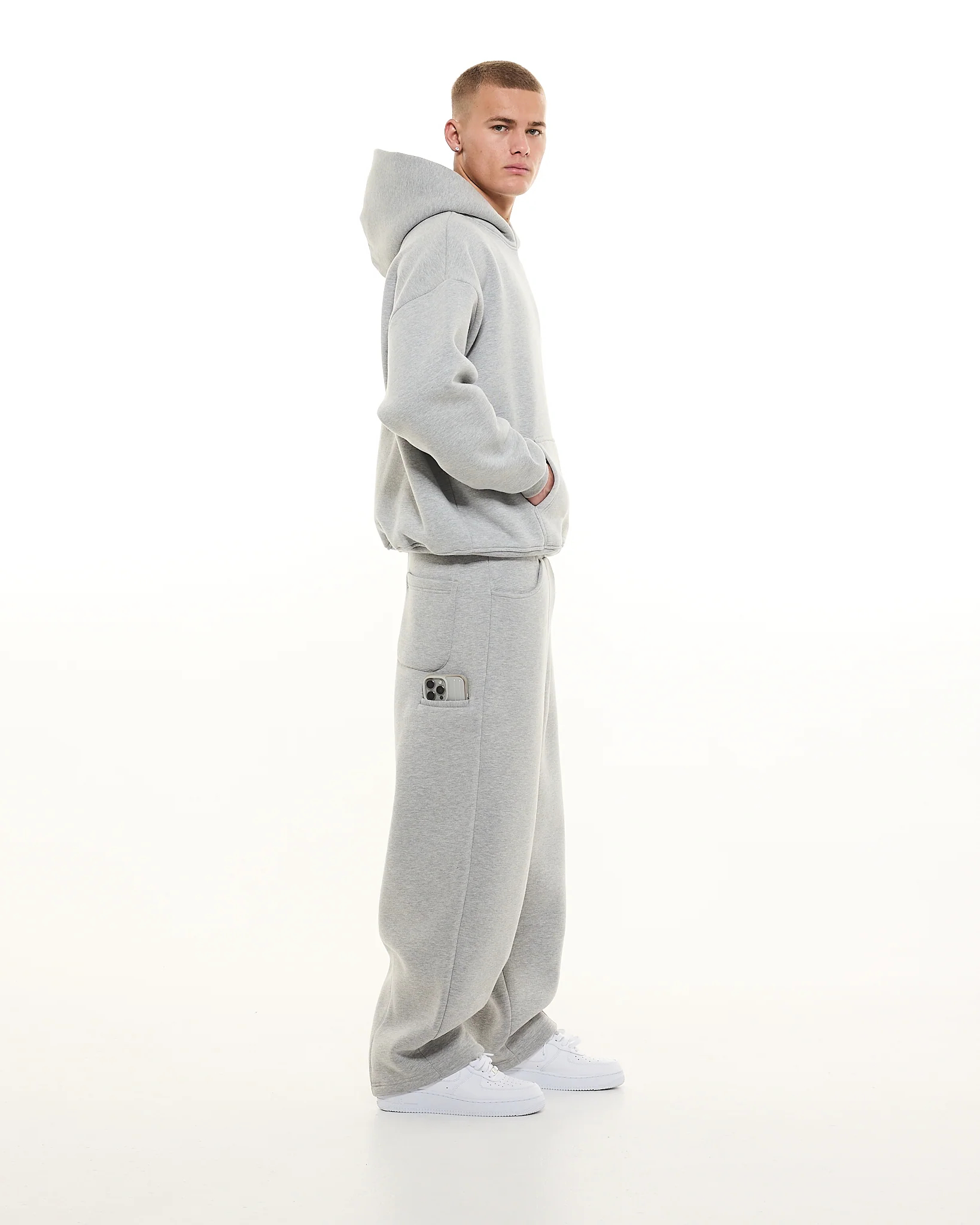 COZY HOODIE - GREY - Image 7