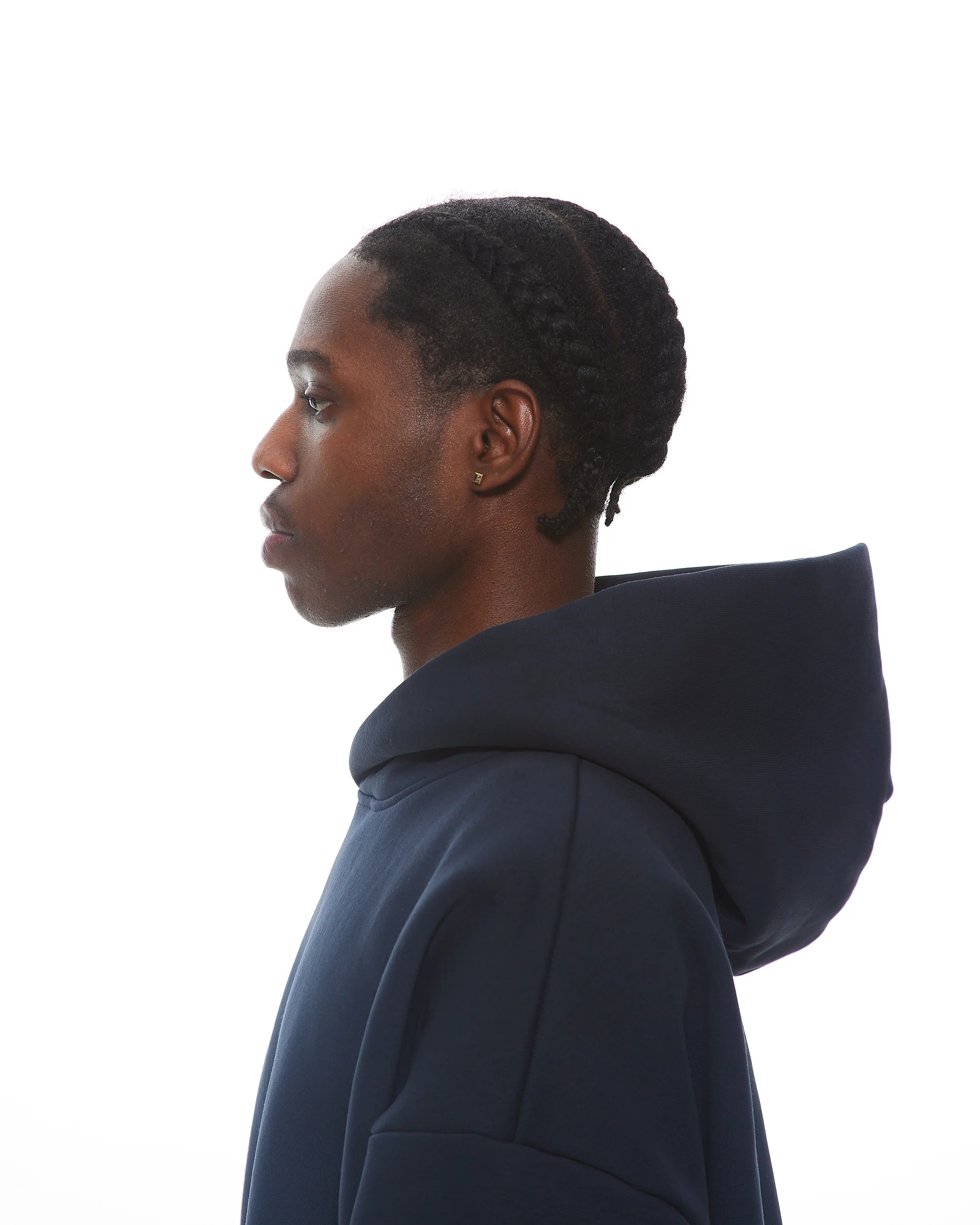 COZY HOODIE - NAVY - Image 6
