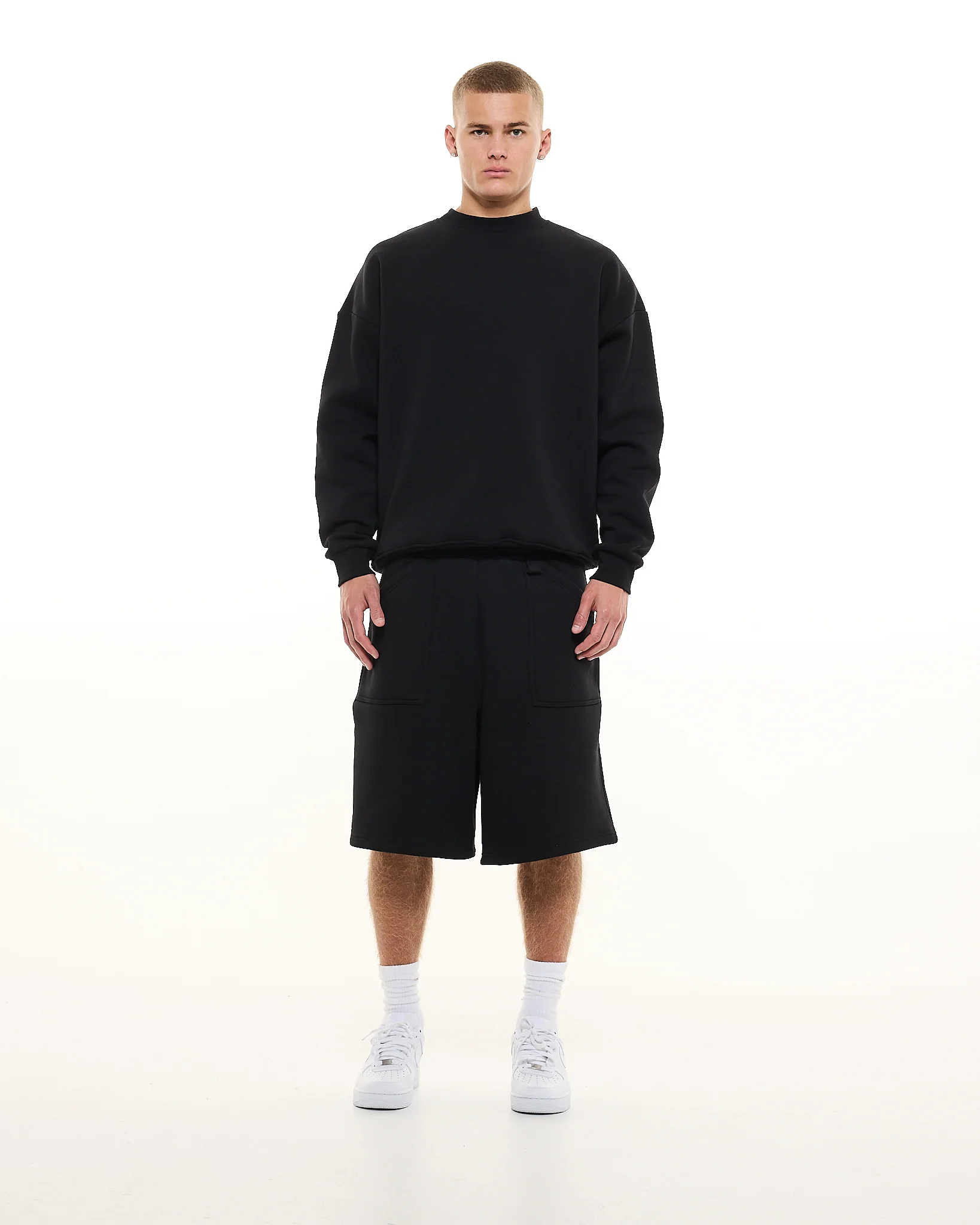 COZY SHORTS - BLACK - Image 2