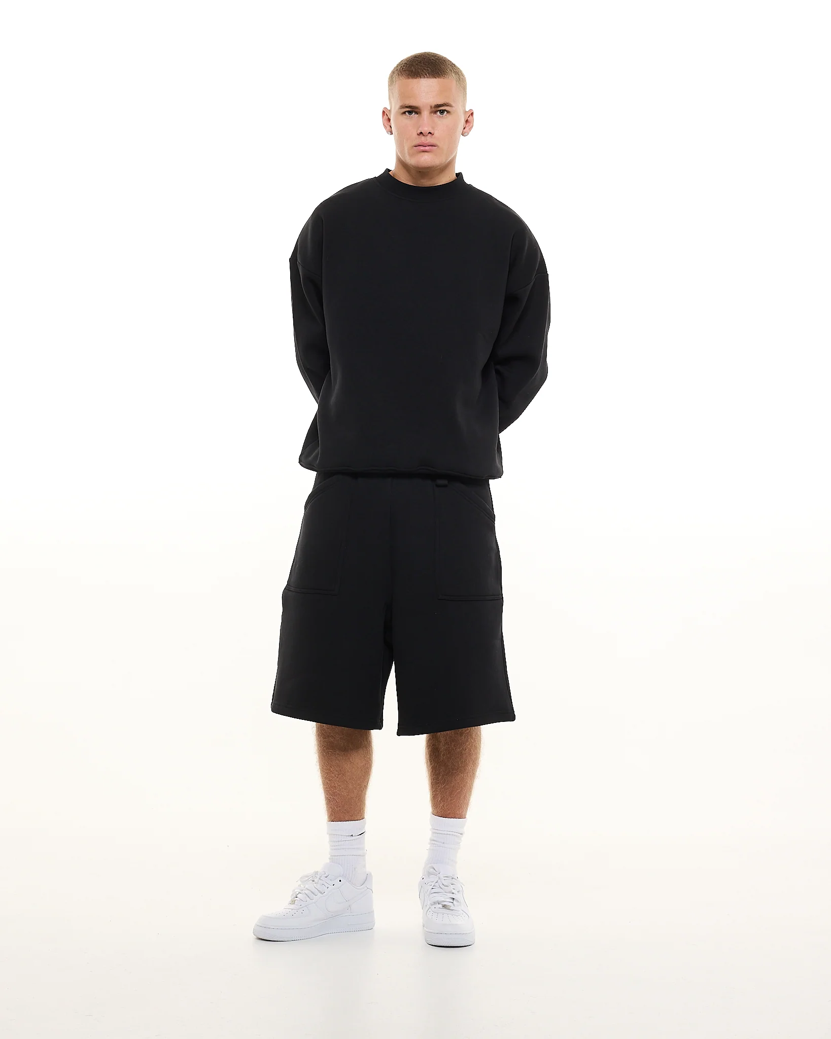 COZY SHORTS - BLACK - Image 4