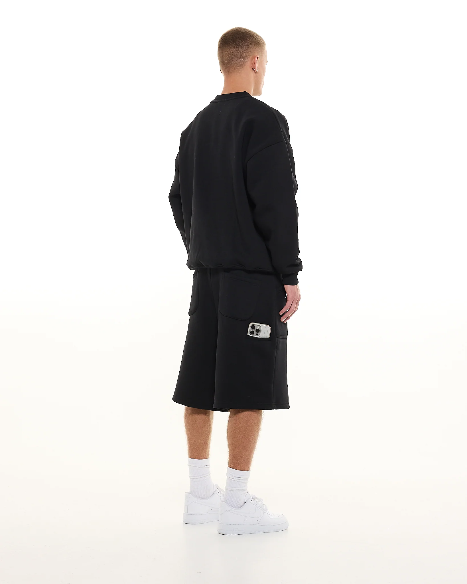 COZY SHORTS - BLACK - Image 7