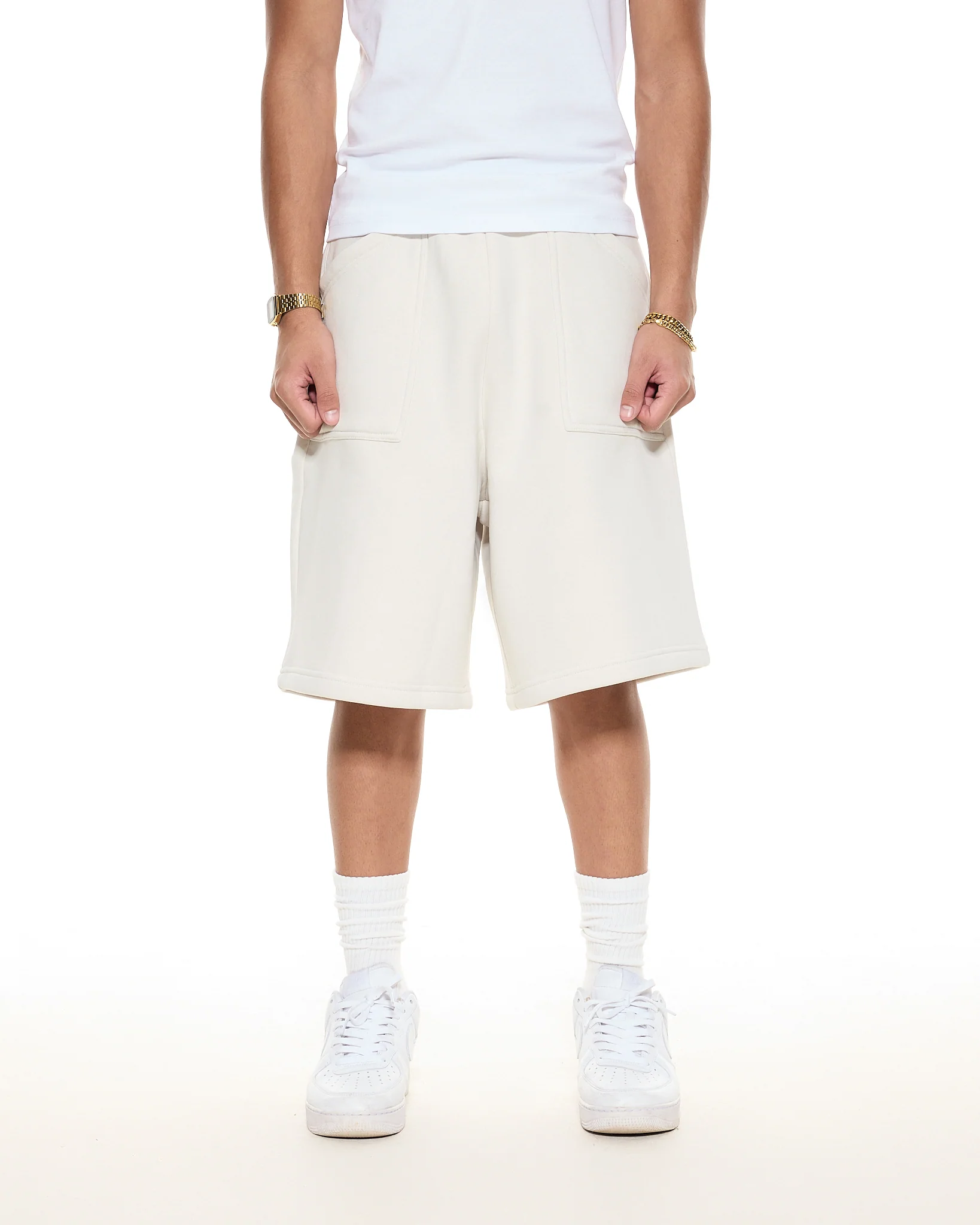 COZY SHORTS - CHALK - Image 3