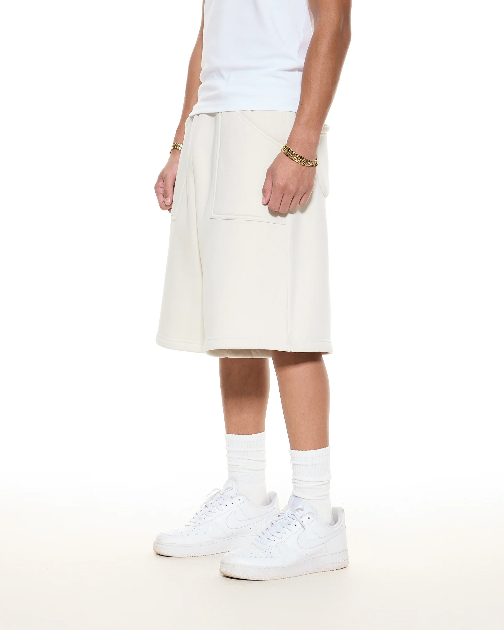 COZY SHORTS - CHALK - Image 4