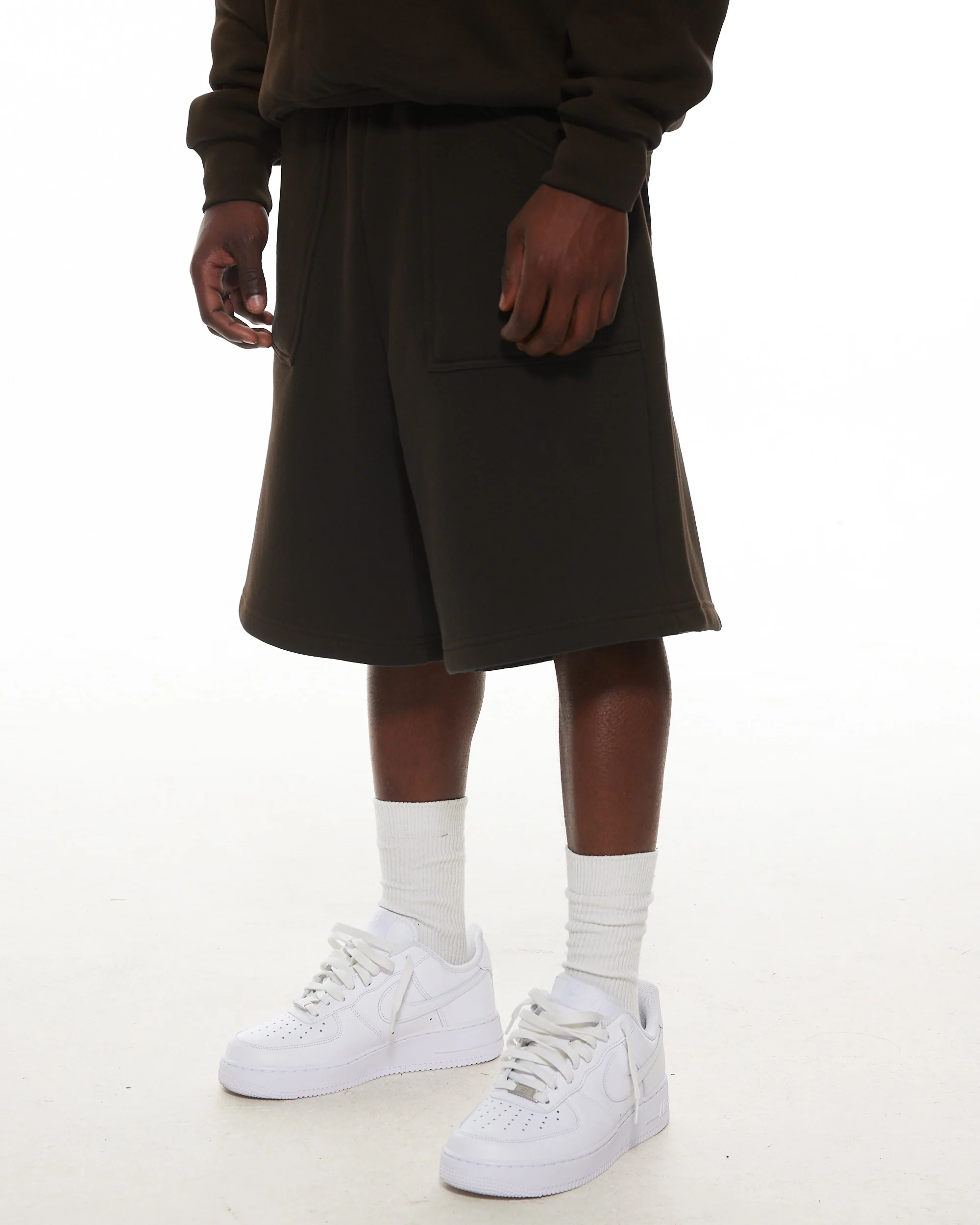 COZY SHORTS - COFFEE - Image 3