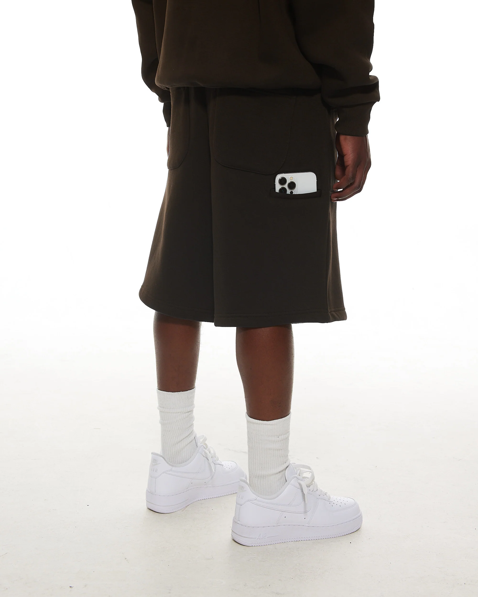 COZY SHORTS - COFFEE - Image 4