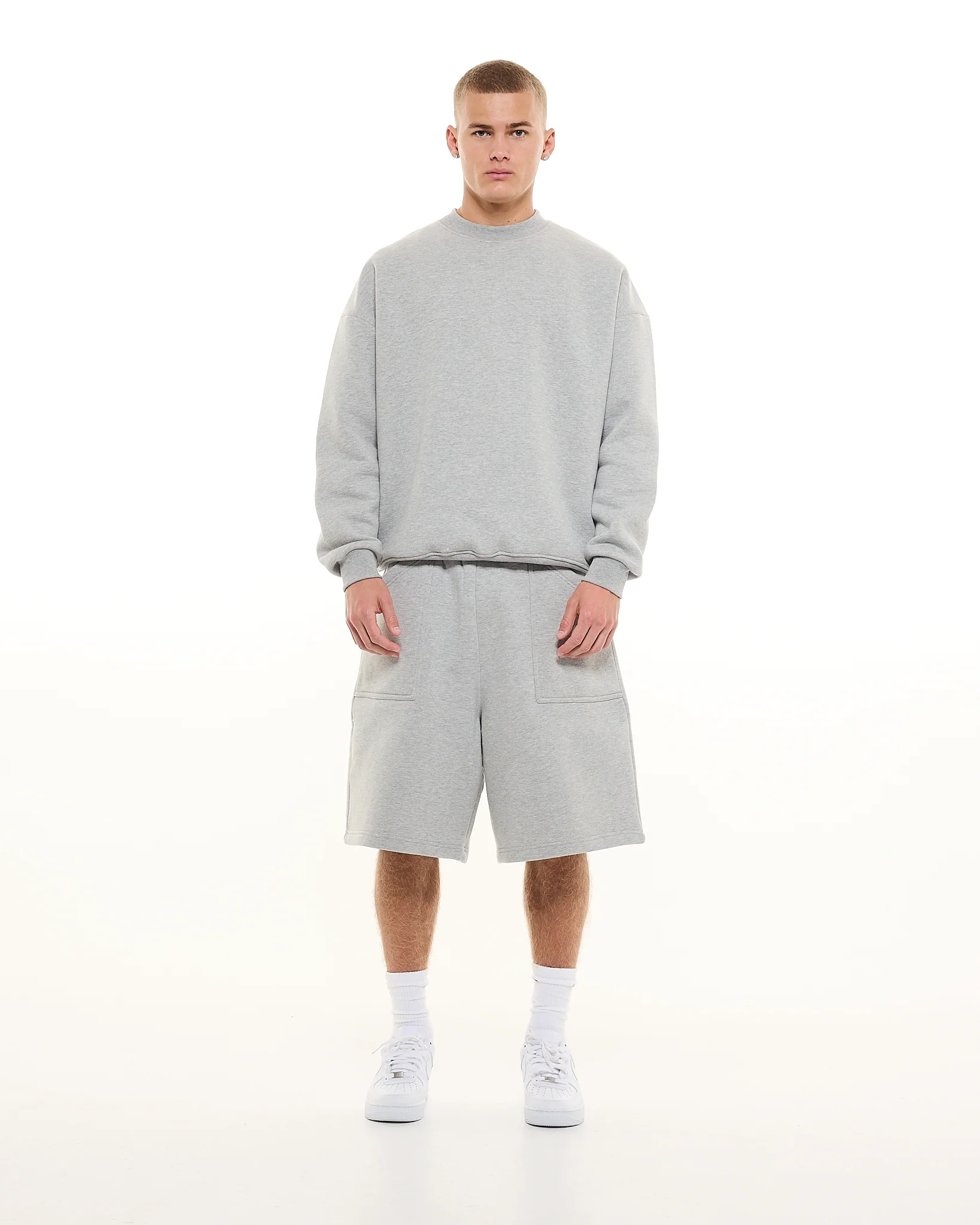 COZY SHORTS - GREY - Image 3