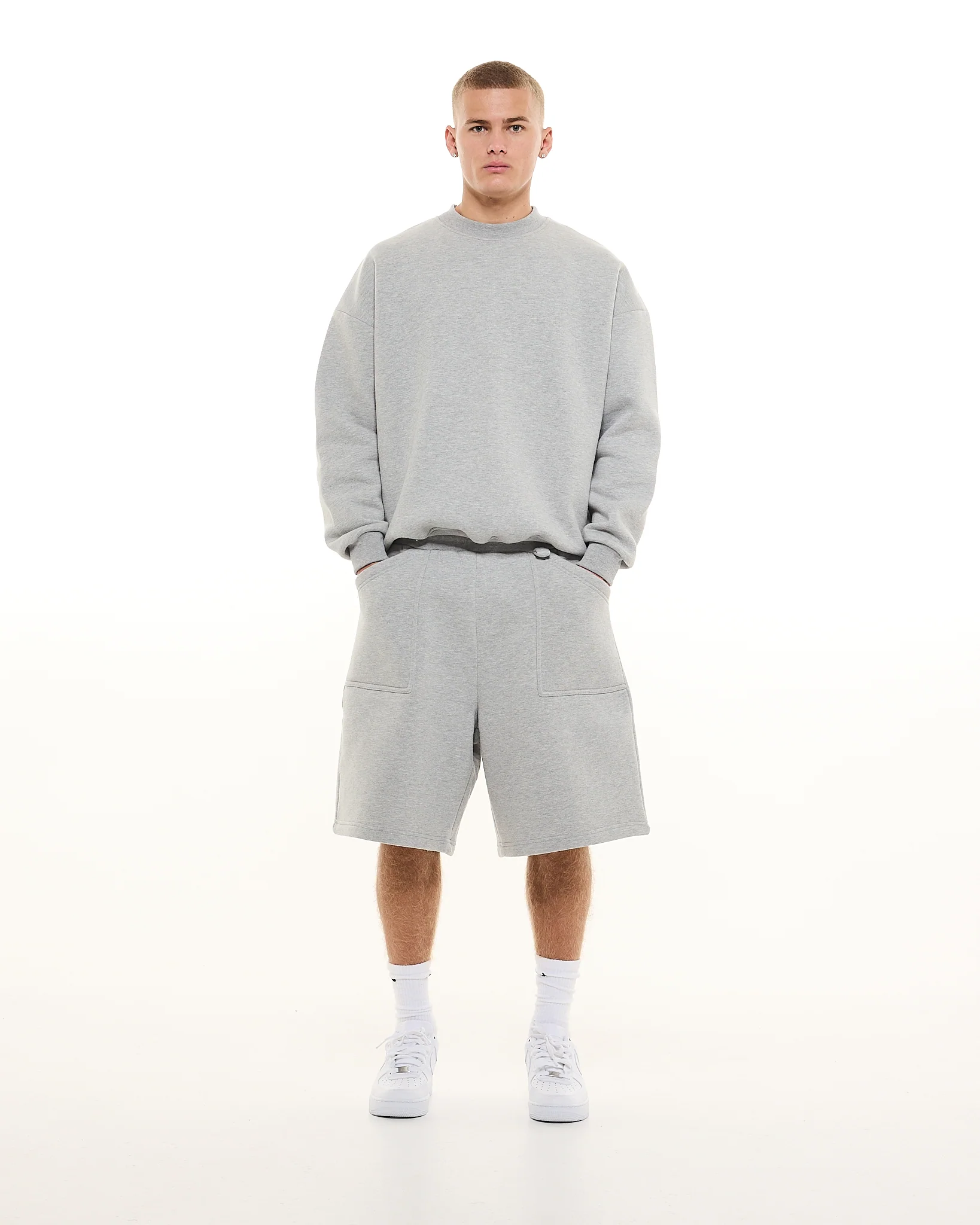 COZY SHORTS - GREY - Image 6