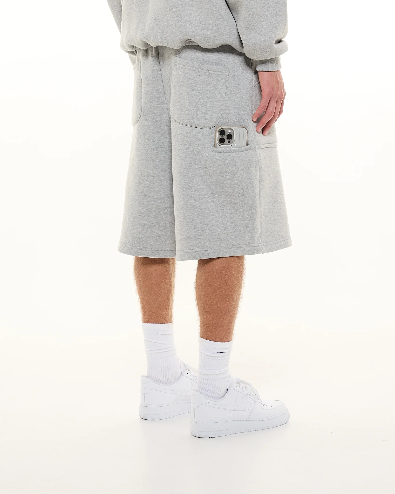 COZY SHORTS - GREY - Image 8