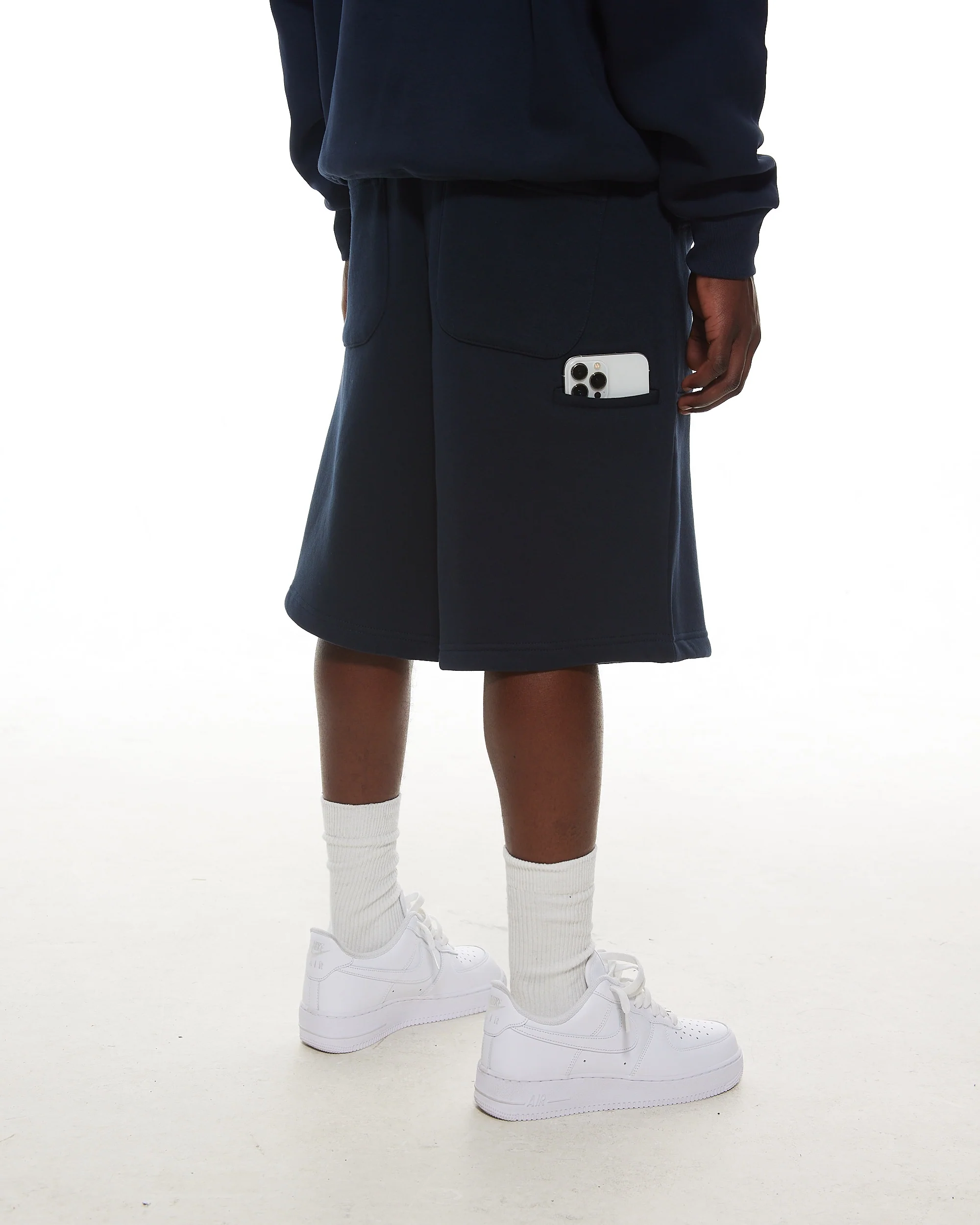 COZY SHORTS - NAVY - Image 5