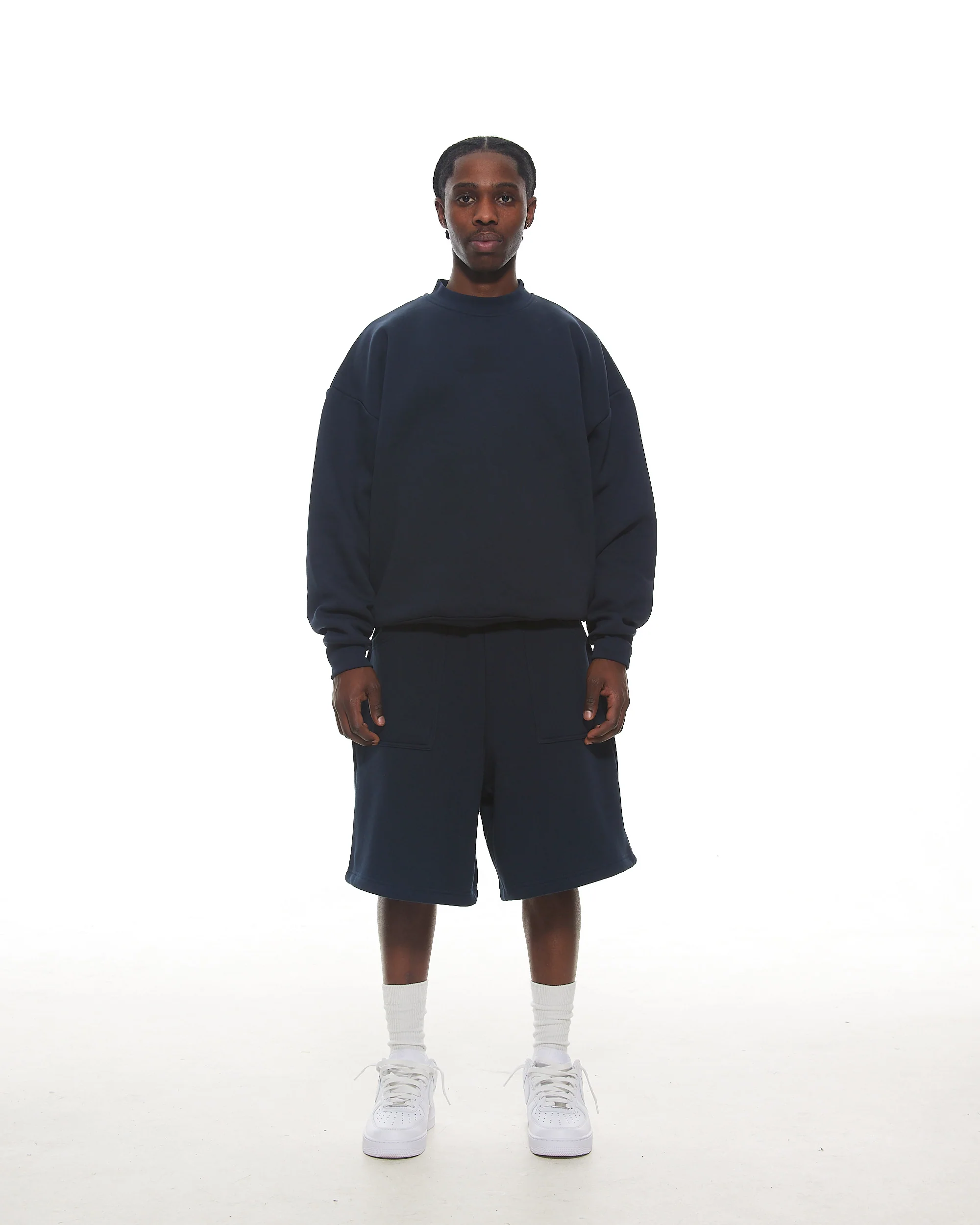 COZY SHORTS - NAVY - Image 6