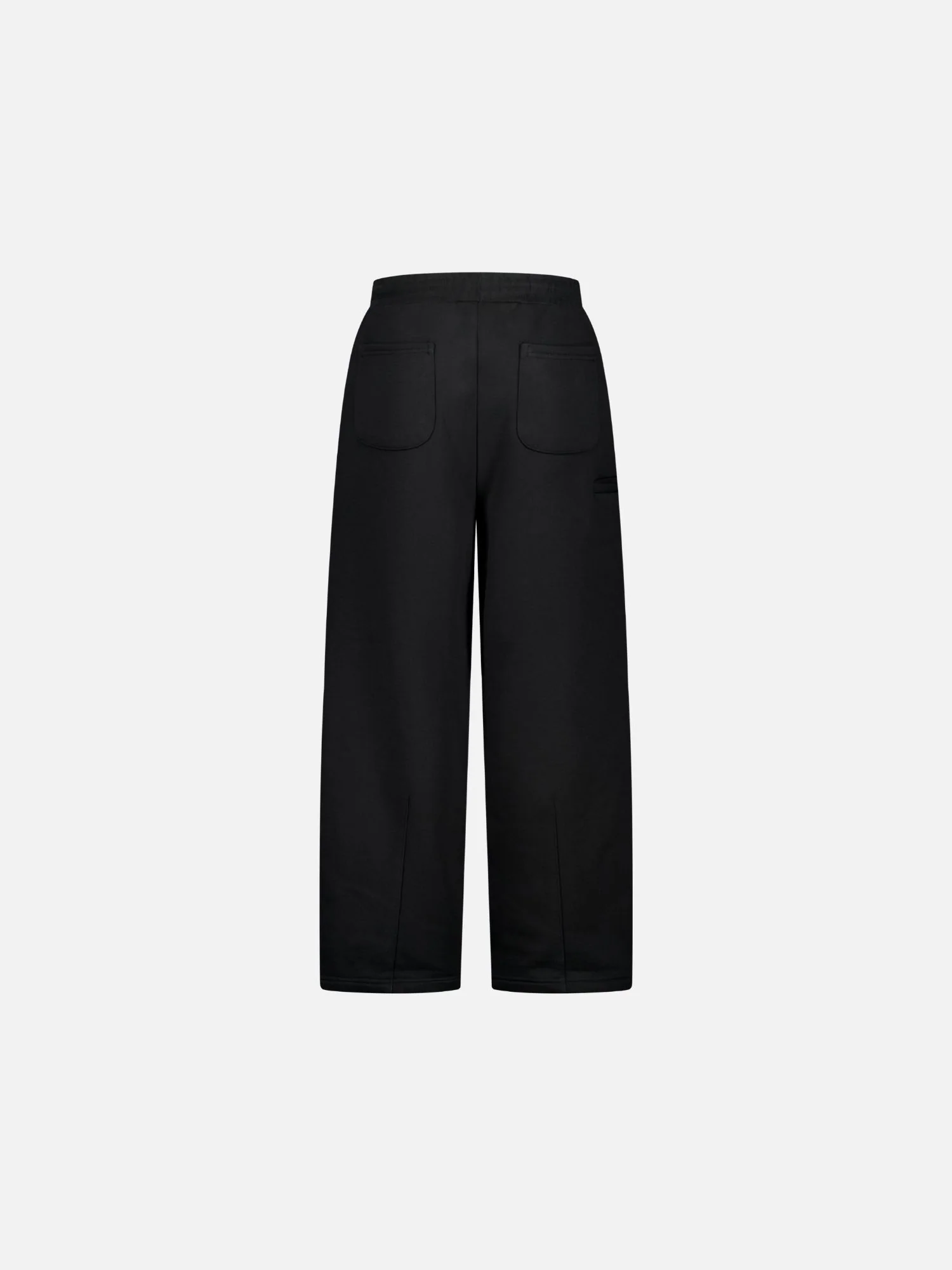 COZY STRAIGHT LEG SWEATS - BLACK - Image 5