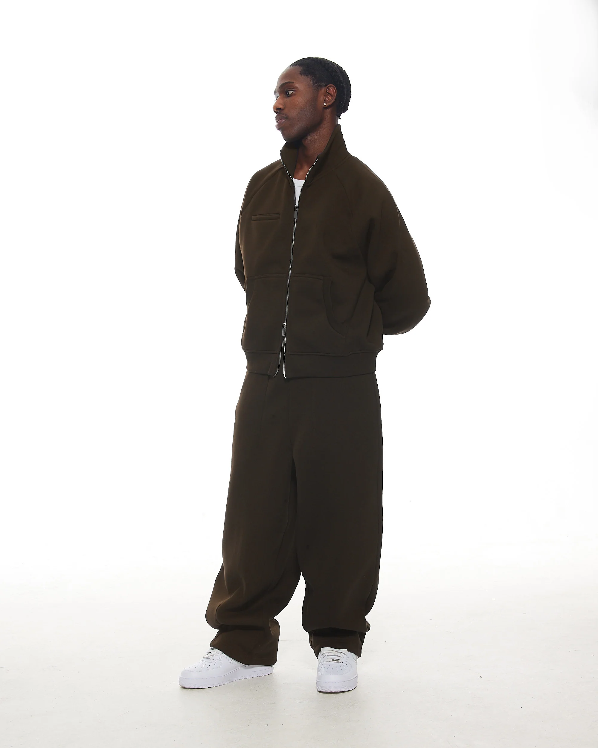COZY STRAIGHT LEG SWEATS - COFFEE - Image 6