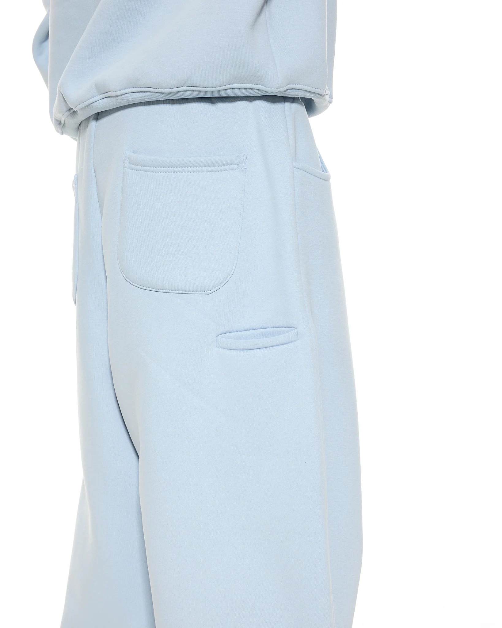 COZY STRAIGHT LEG SWEATS - GLACIER - Image 4