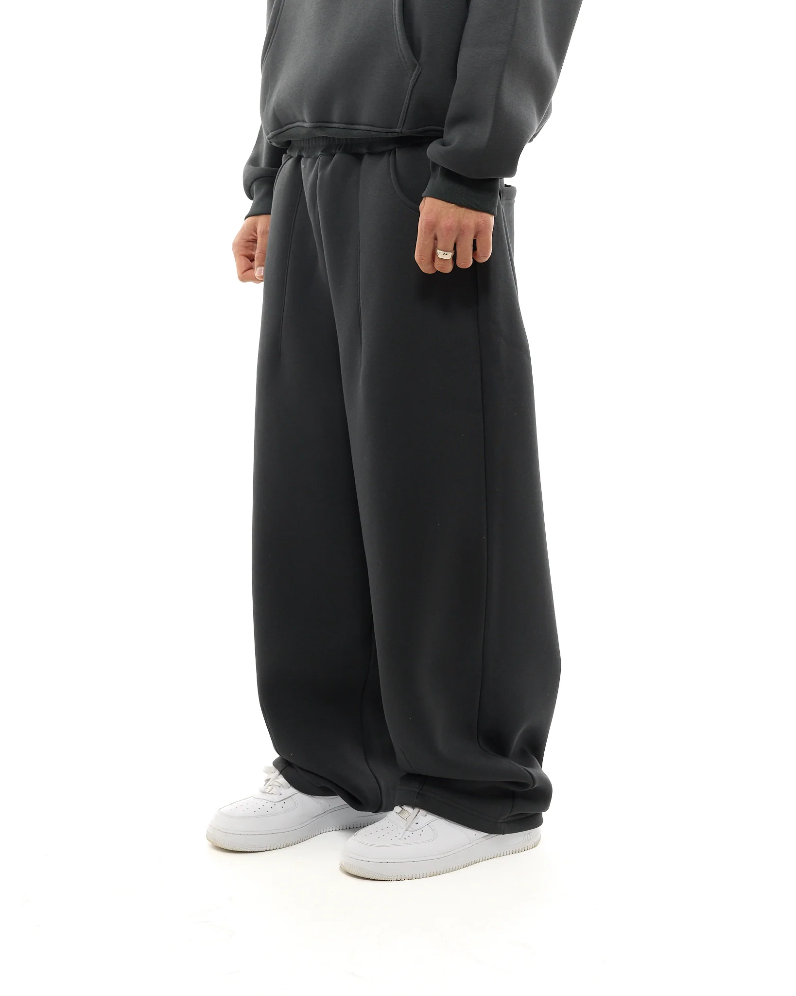 COZY STRAIGHT LEG SWEATS - GRANITE - Image 3