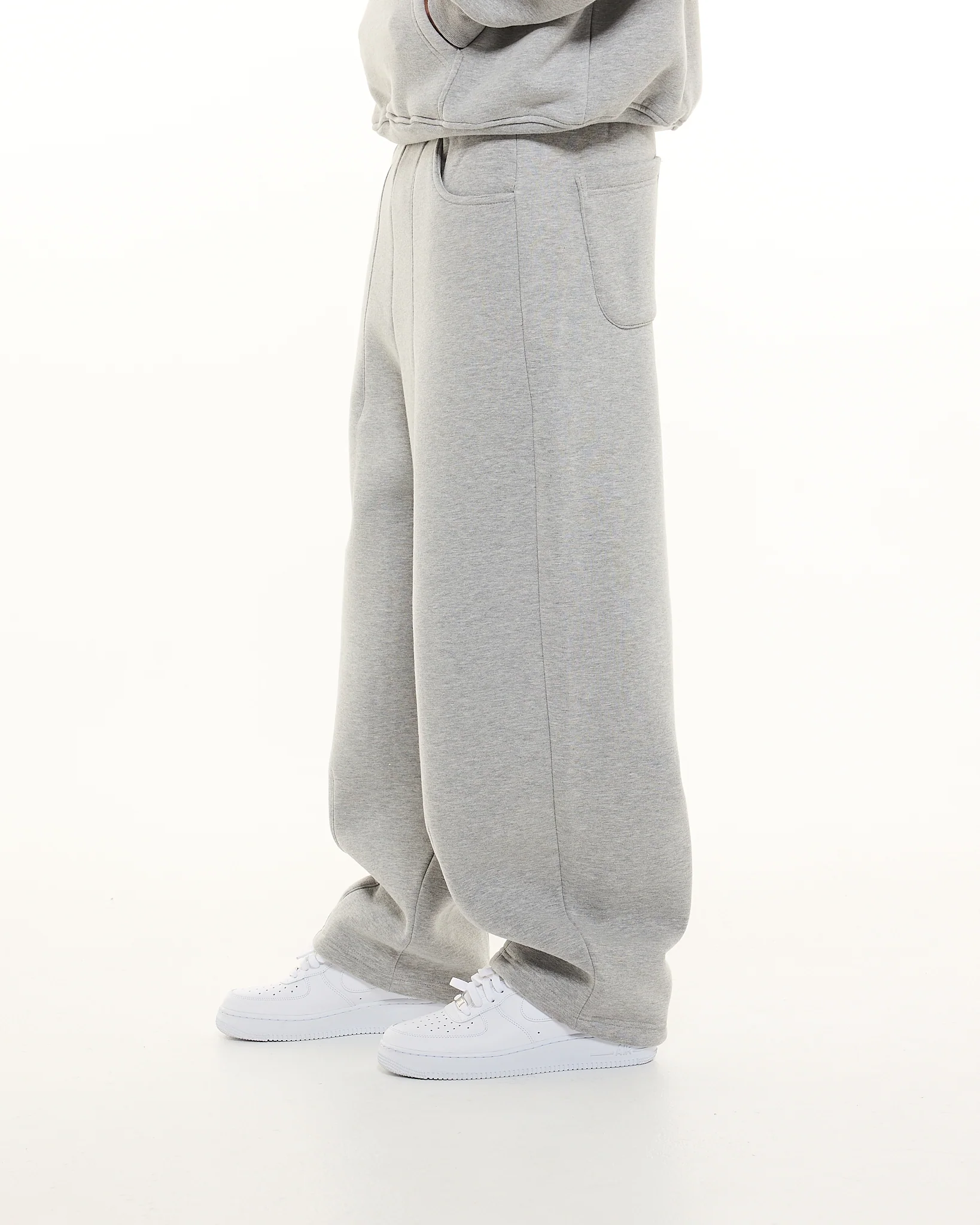 COZY STRAIGHT LEG SWEATS - GREY - Image 6