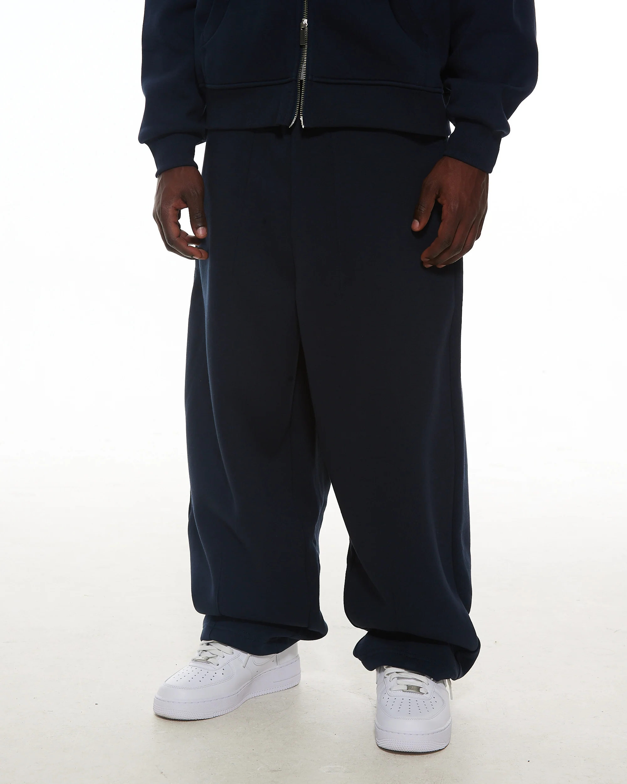 COZY STRAIGHT LEG SWEATS - NAVY - Image 3