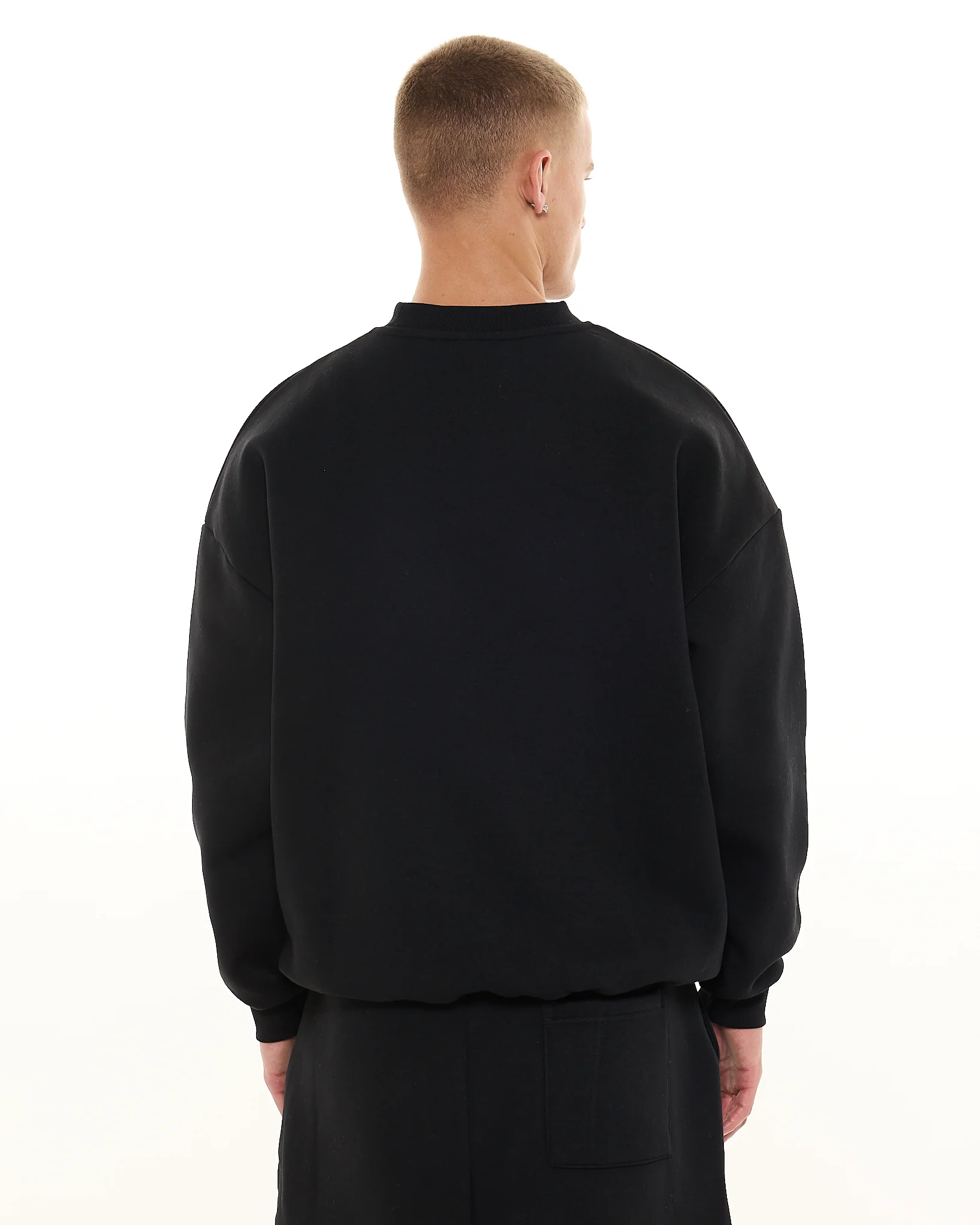 COZY SWEATER - BLACK - Image 7