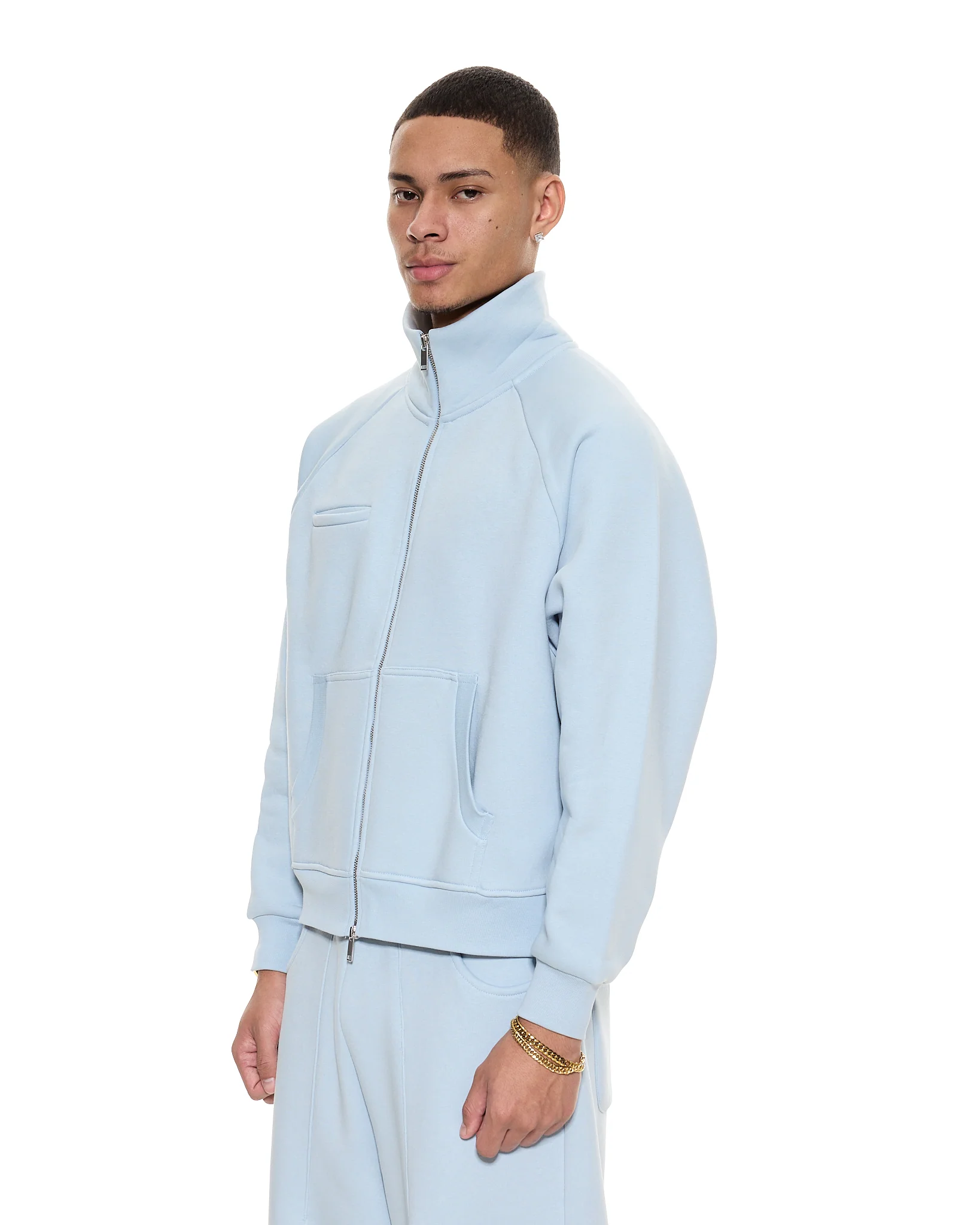 COZY TRACK JACKET - GLACIER - Image 5