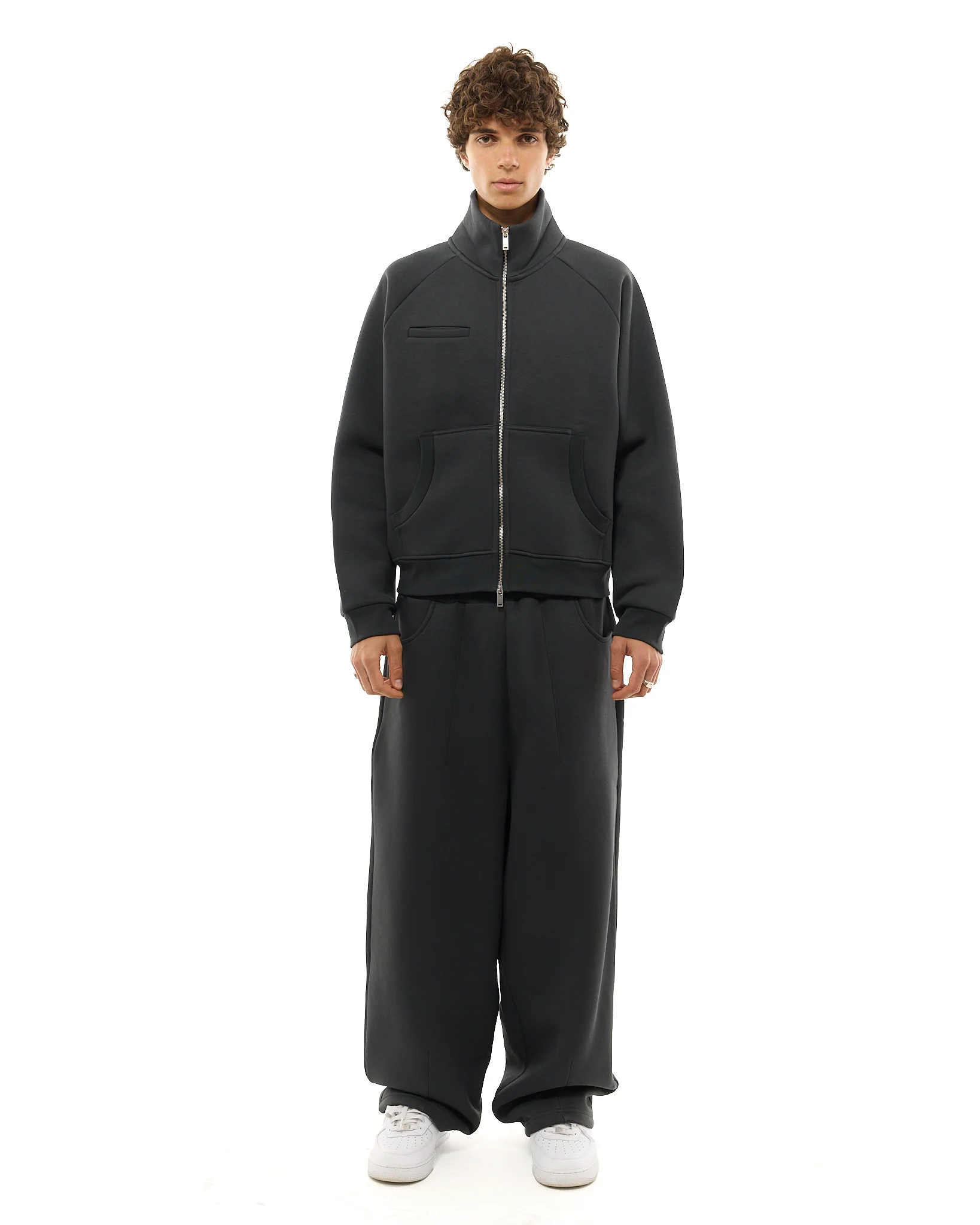 COZY TRACK JACKET - GRANITE - Image 3