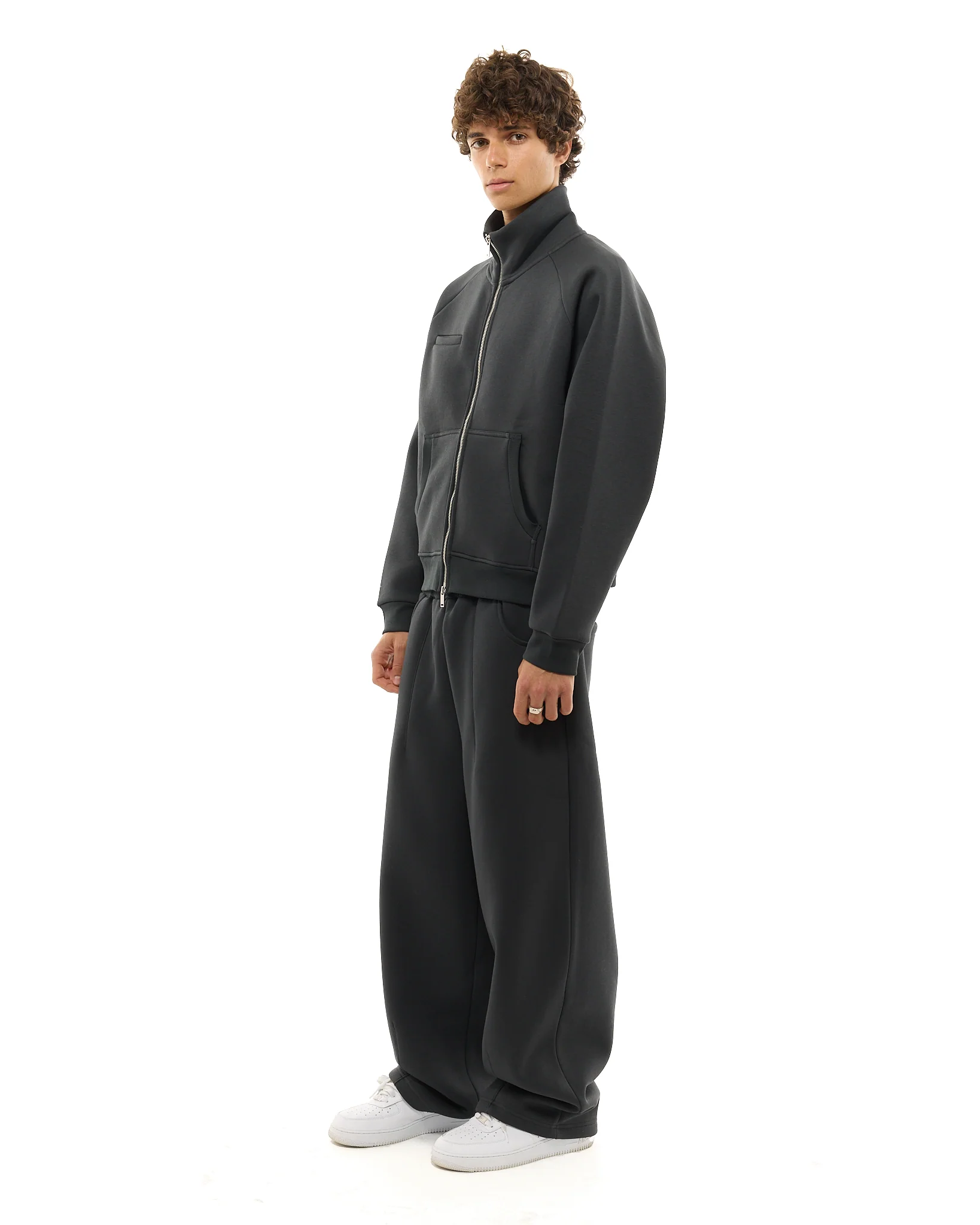 COZY TRACK JACKET - GRANITE - Image 5