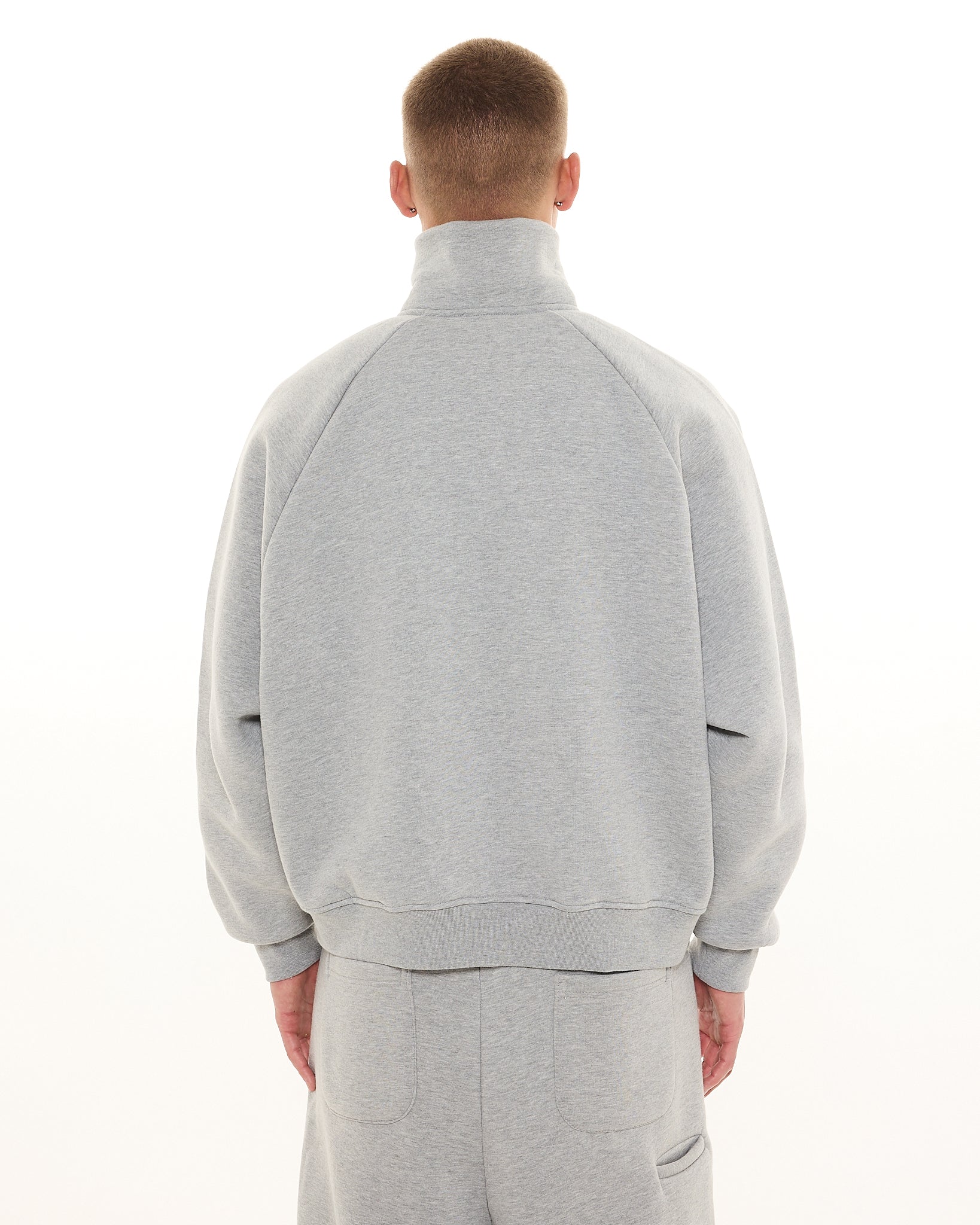 COZY TRACK JACKET - GREY - Image 7
