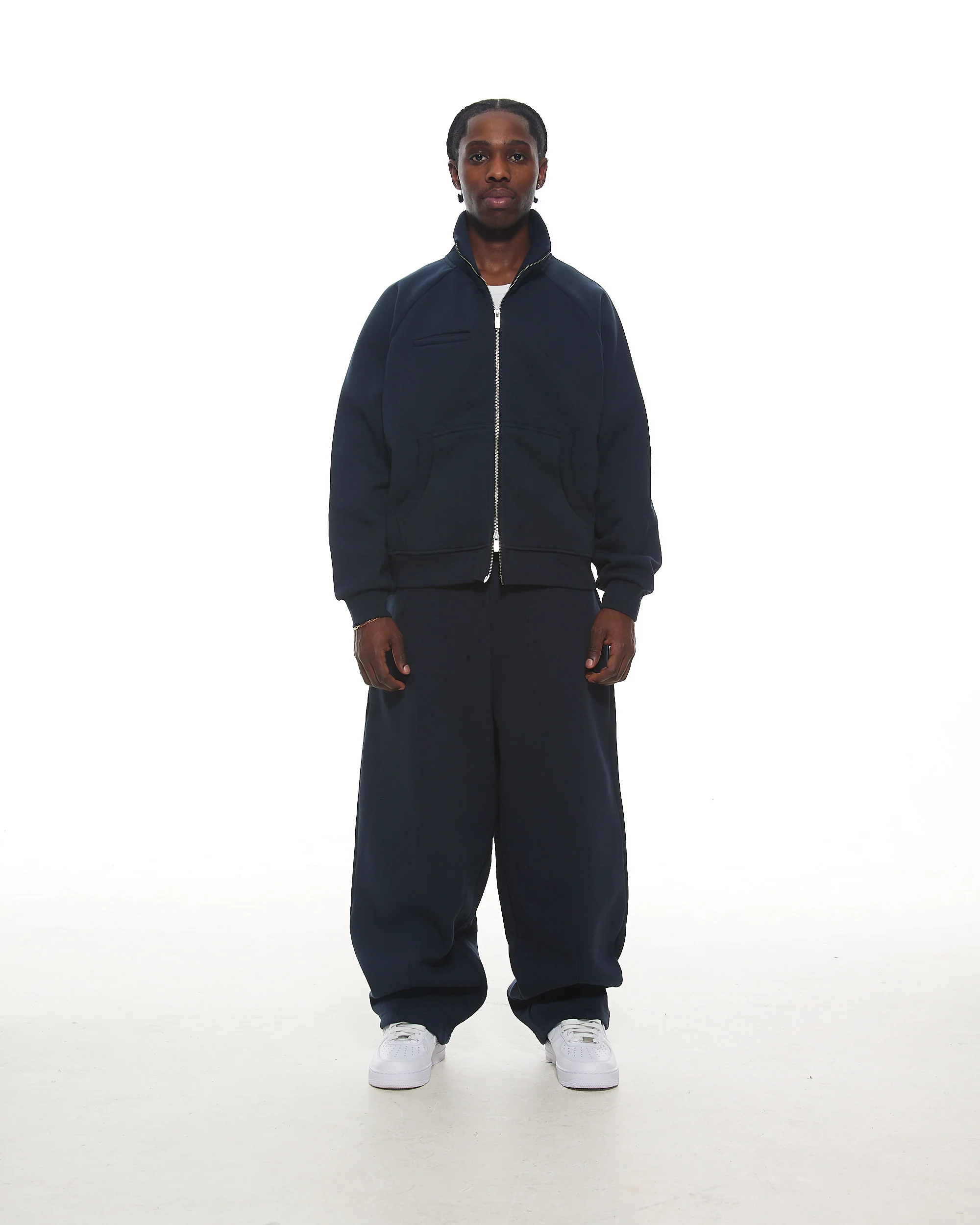 COZY TRACK JACKET - NAVY - Image 3