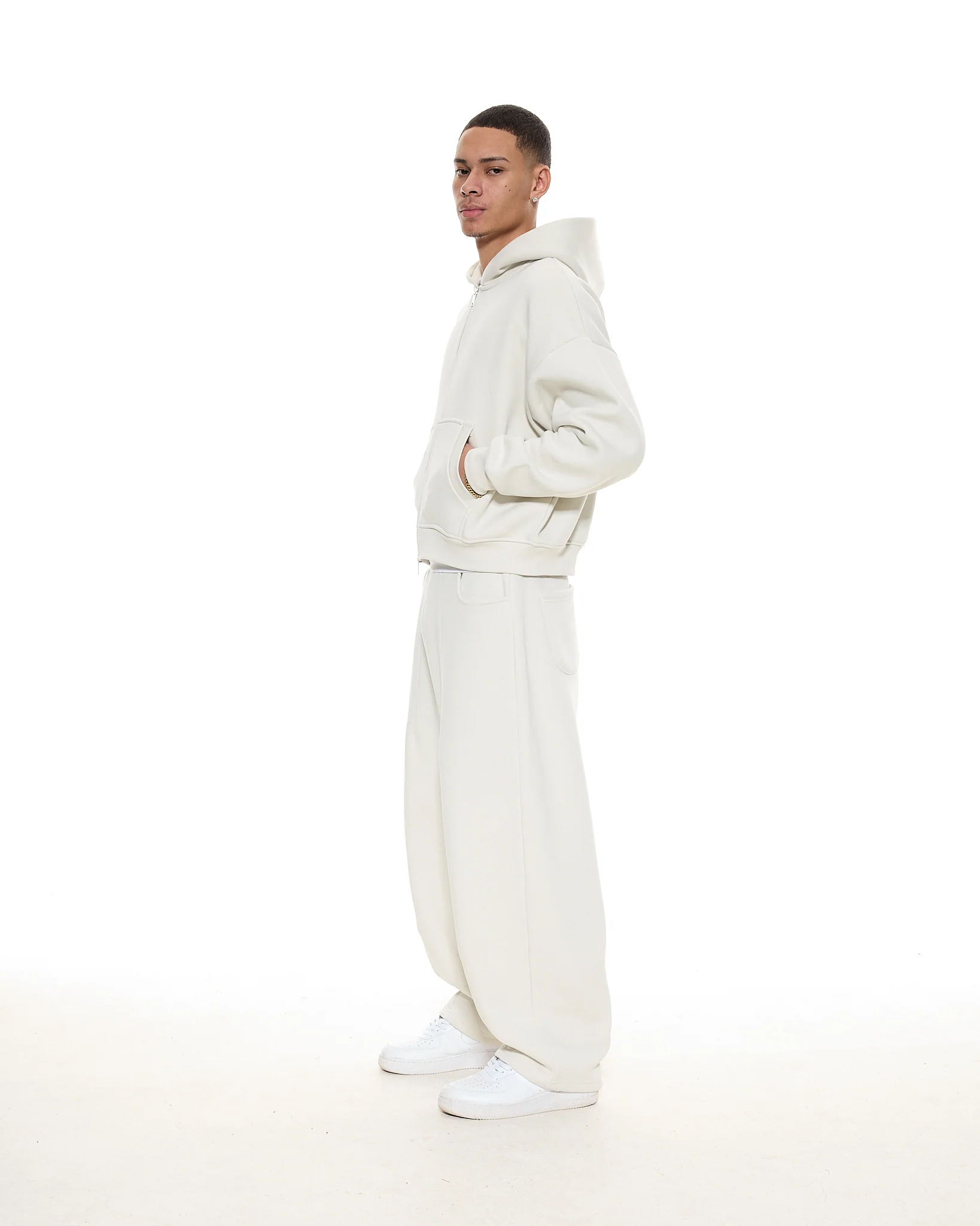 COZY ZIP UP - CHALK - Image 4
