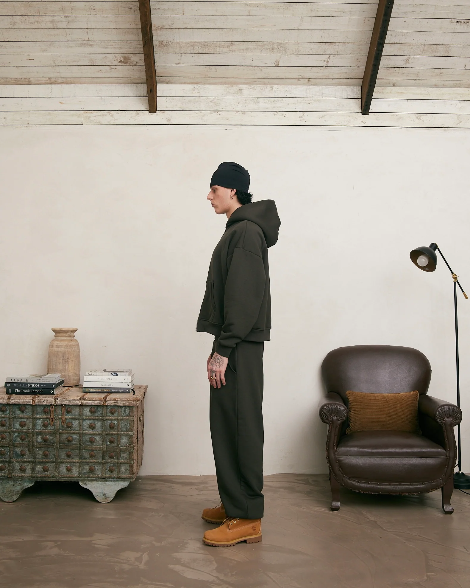 COZY ZIP UP - COFFEE - Image 3