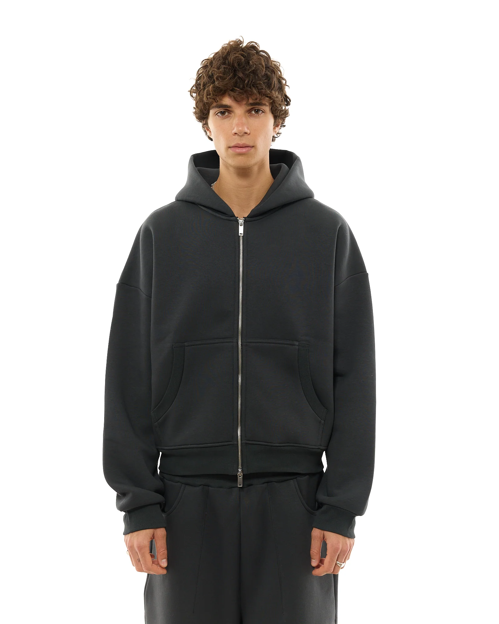 COZY ZIP UP - GRANITE - Image 2