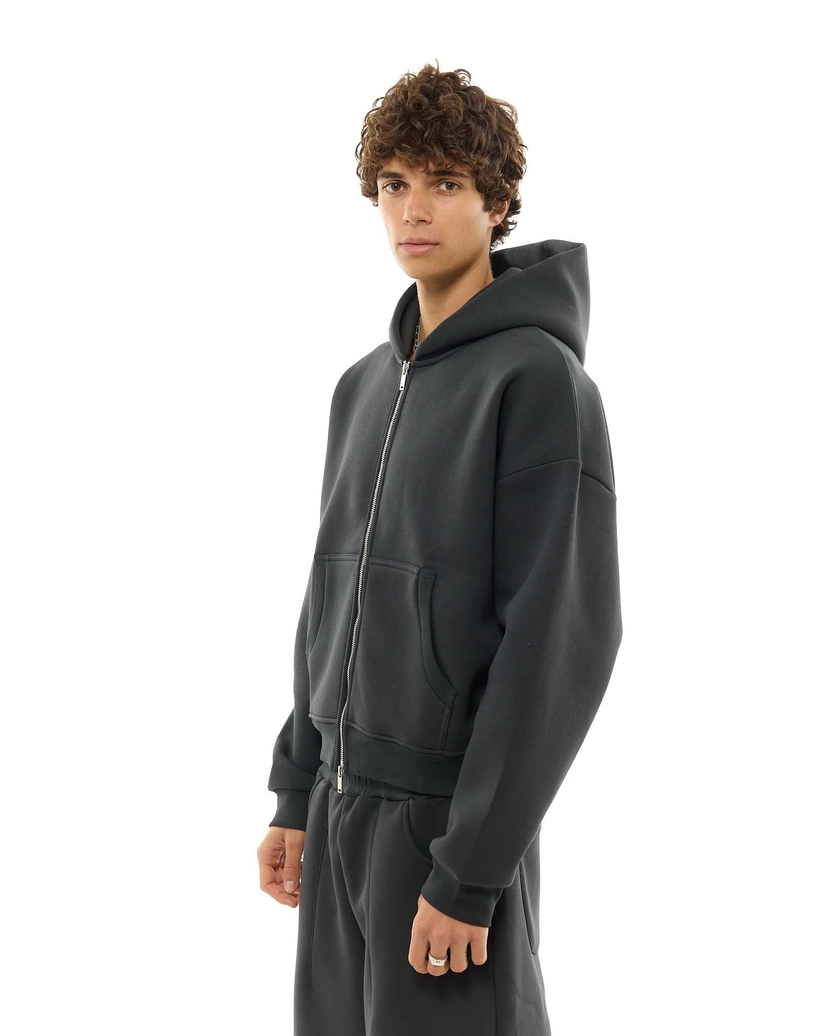 COZY ZIP UP - GRANITE - Image 4