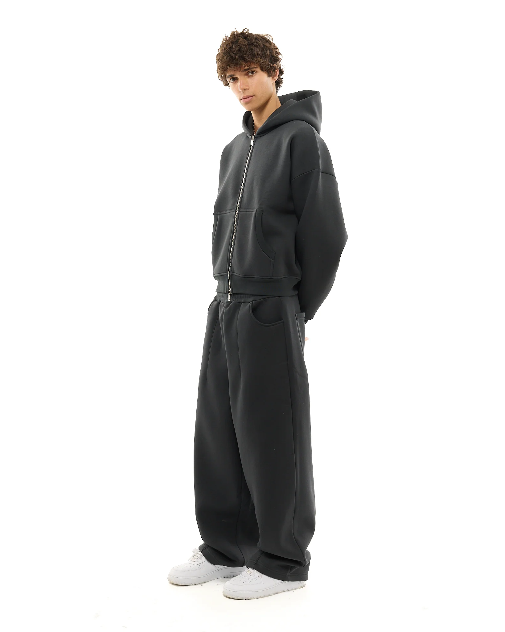 COZY ZIP UP - GRANITE - Image 6