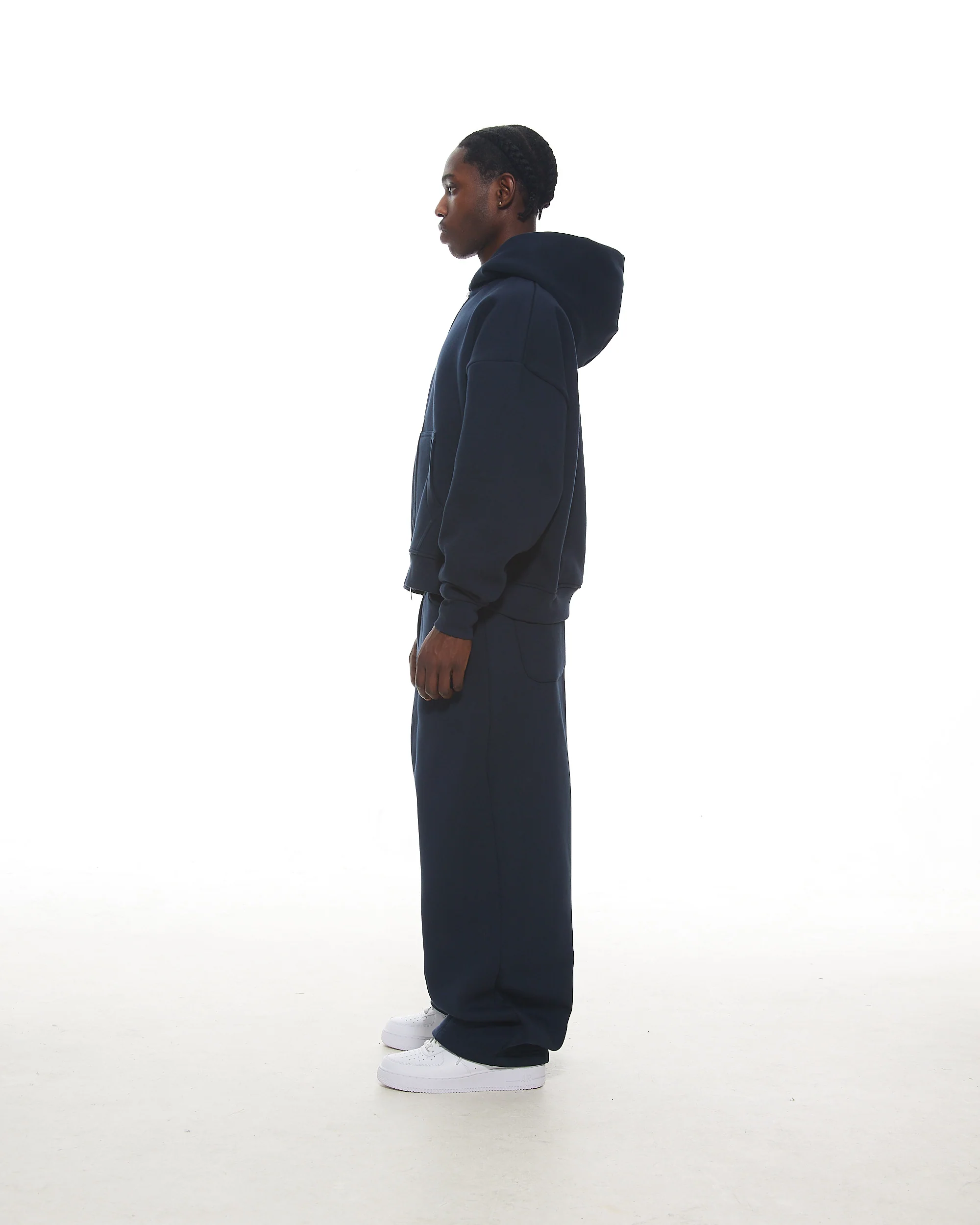 COZY ZIP UP - NAVY - Image 5