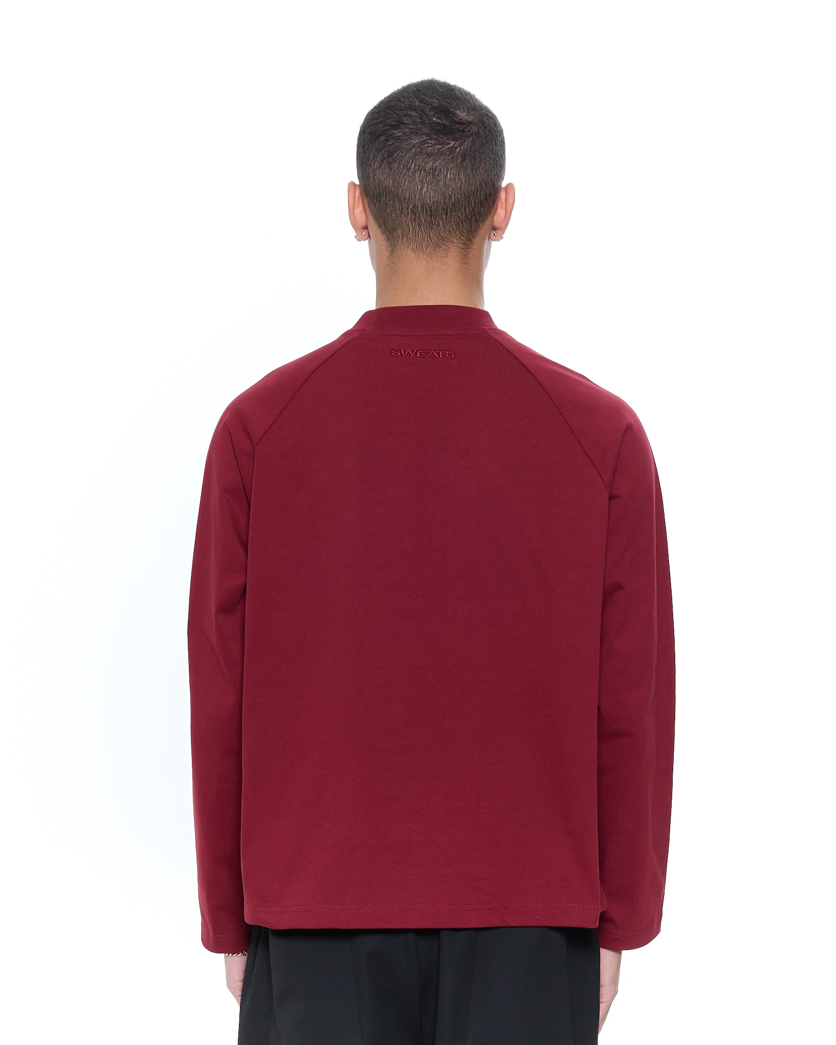 Long Sleeve T-Shirt - Burgundy - Image 8