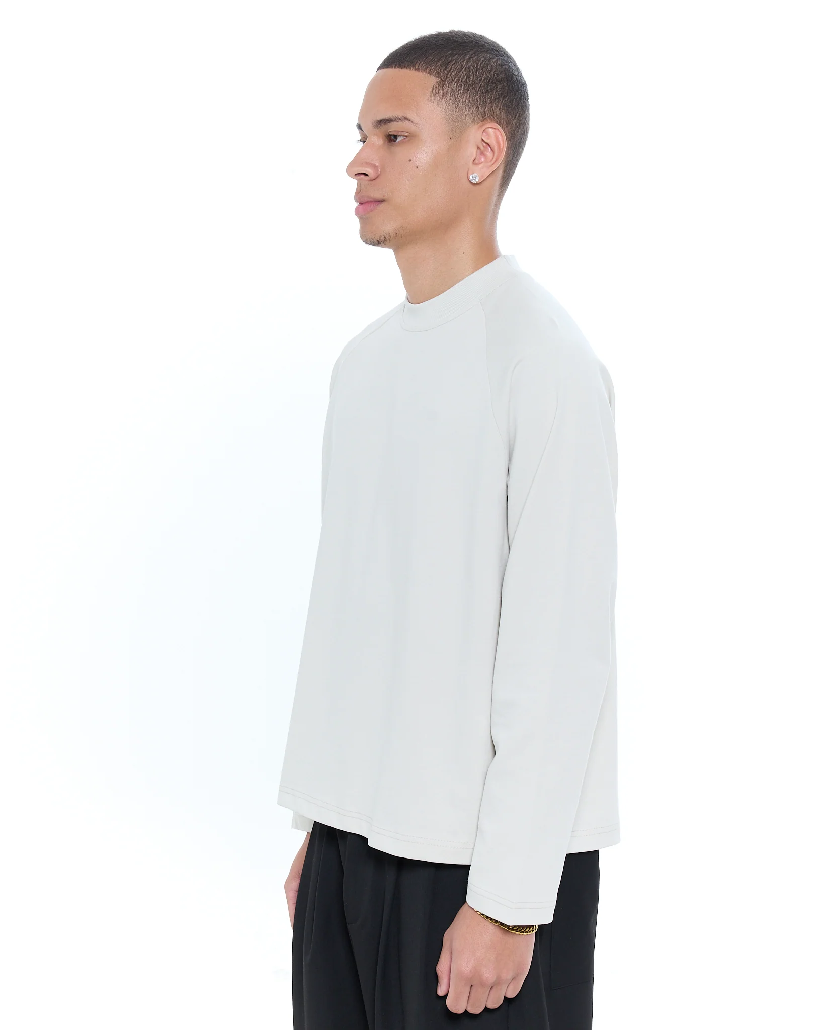 Long Sleeve T-Shirt - Chalk - Image 6
